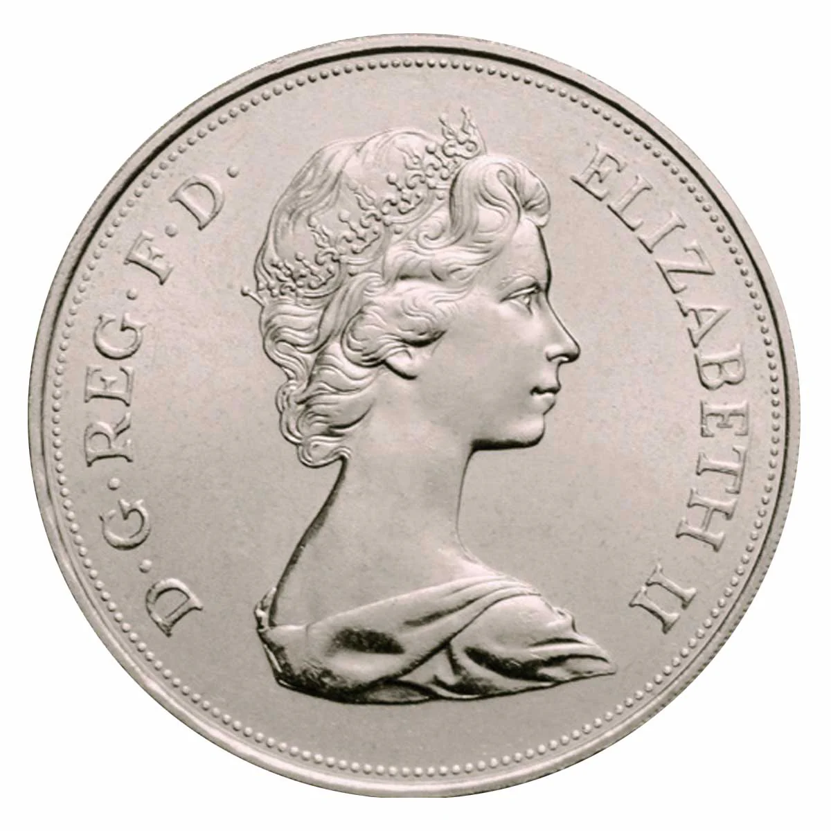 Great Britain 1972 Wedding Silver Jubilee Crown Uncirculated Coin - Image 2