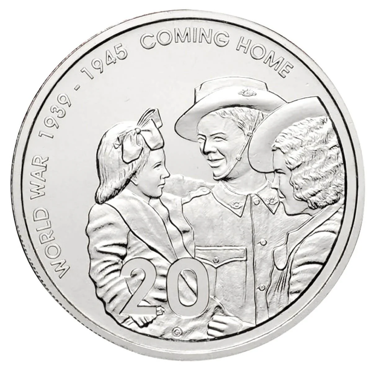 Australia End of WWII 60th Anniversary 2005 20c Coming Home Cupro-Nickel Uncirculated Coin Pack - Image 3
