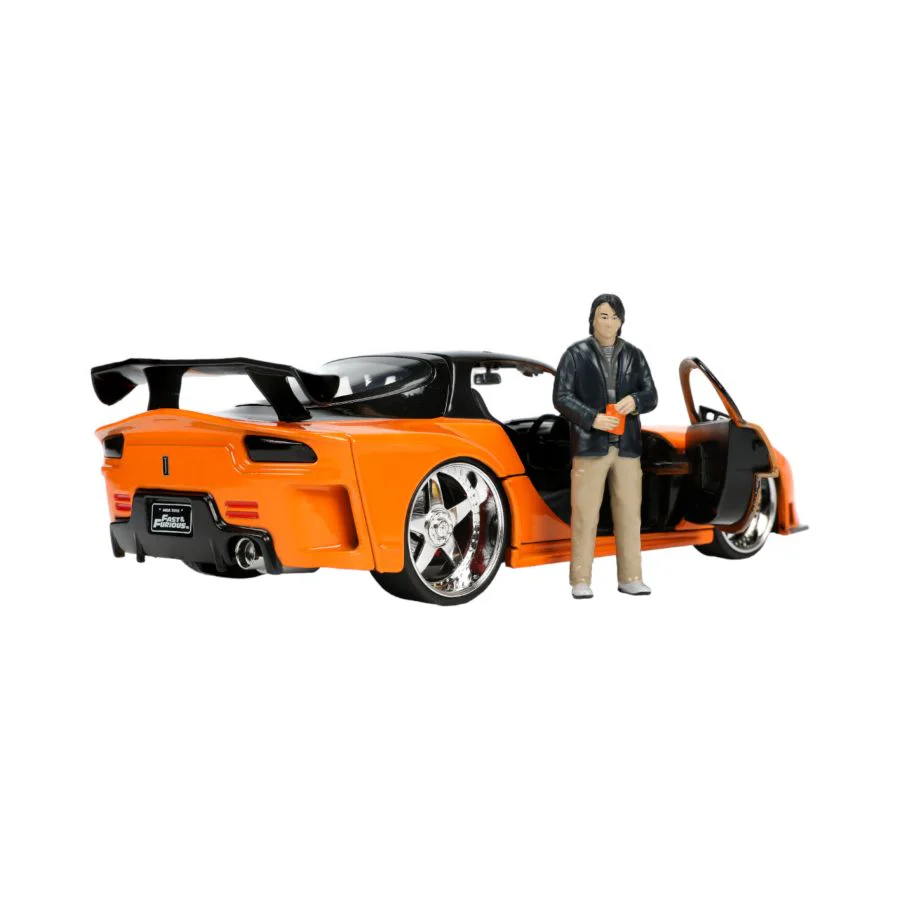 Fast & Furious 1997 Mazda RX-7 w/Han 1:24 Scale Model Car - Image 8