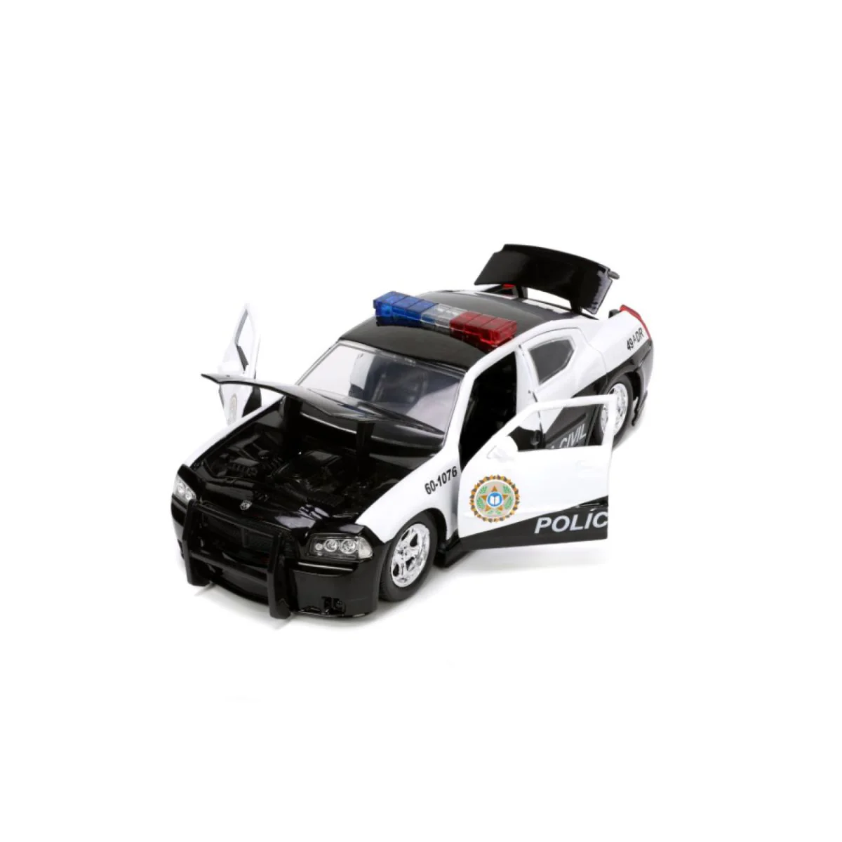 Fast & Furious 2006 Dodge Charger Police Car 1:24 Scale Diecast Model Car - Image 2