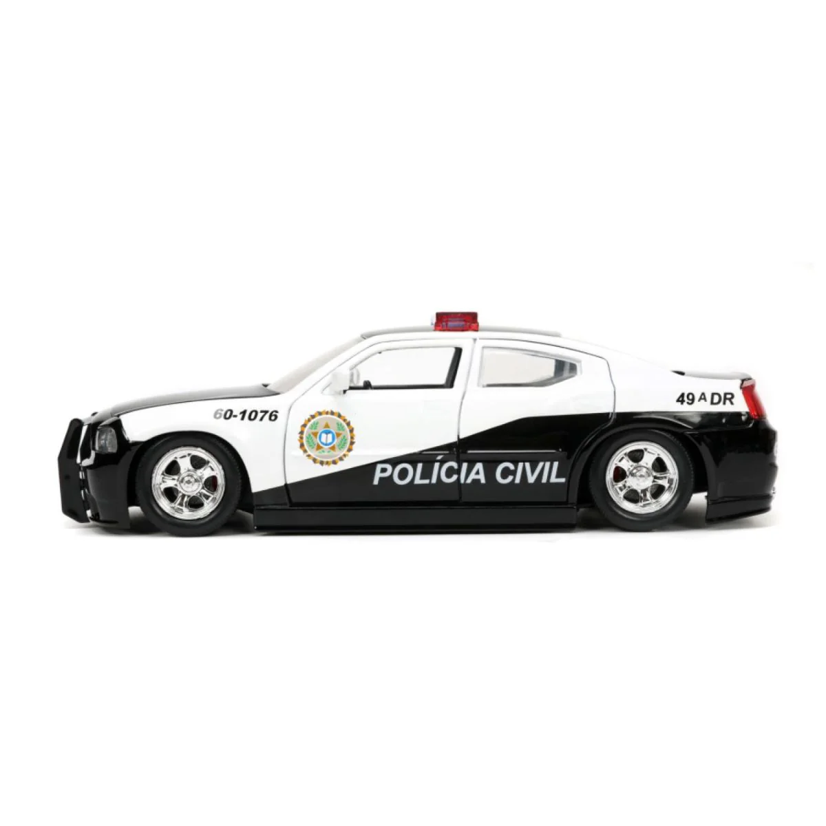 Fast & Furious 2006 Dodge Charger Police Car 1:24 Scale Diecast Model Car - Image 3