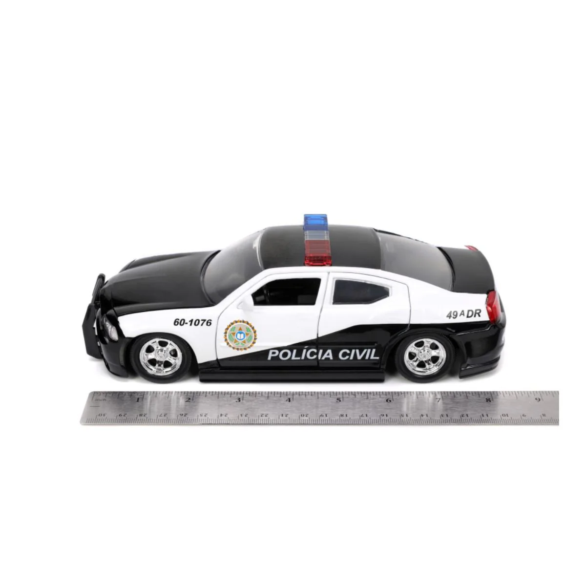 Fast & Furious 2006 Dodge Charger Police Car 1:24 Scale Diecast Model Car - Image 9