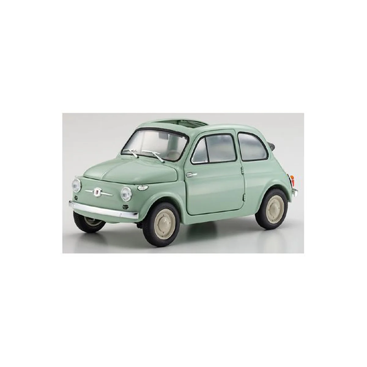 Fiat NUOVA 500 Green Clear - 1:18 Scale Diecast Model Car