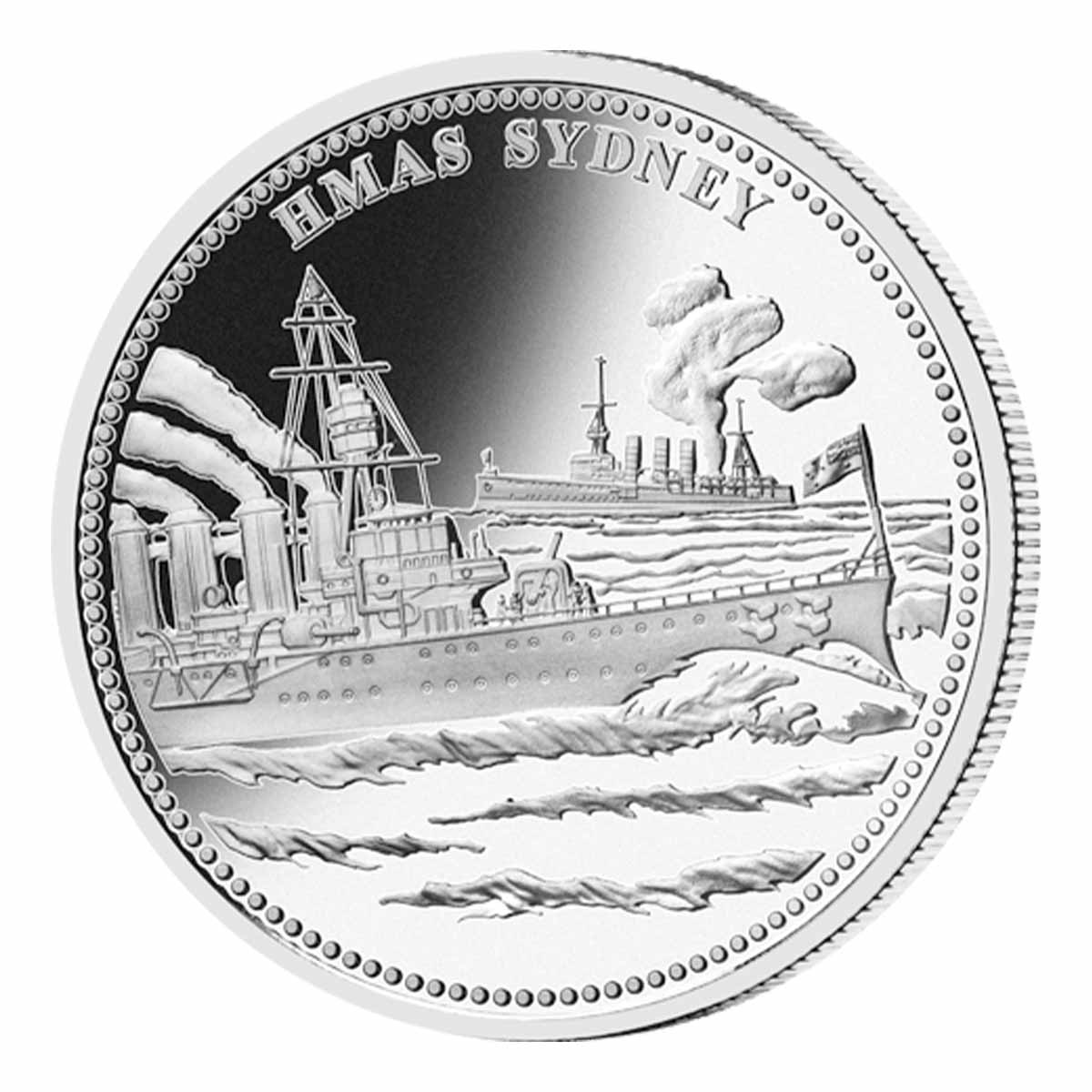 First World War HMAS Sydney Silver Prooflike Commemorative