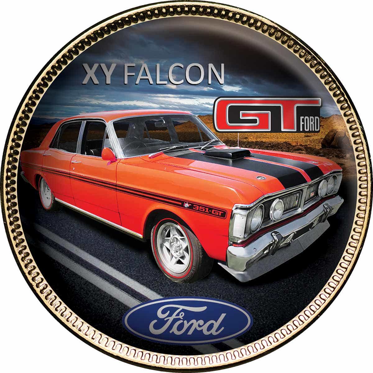 Ford GT Gold-plated Penny 9-Coin Collection - Image 10