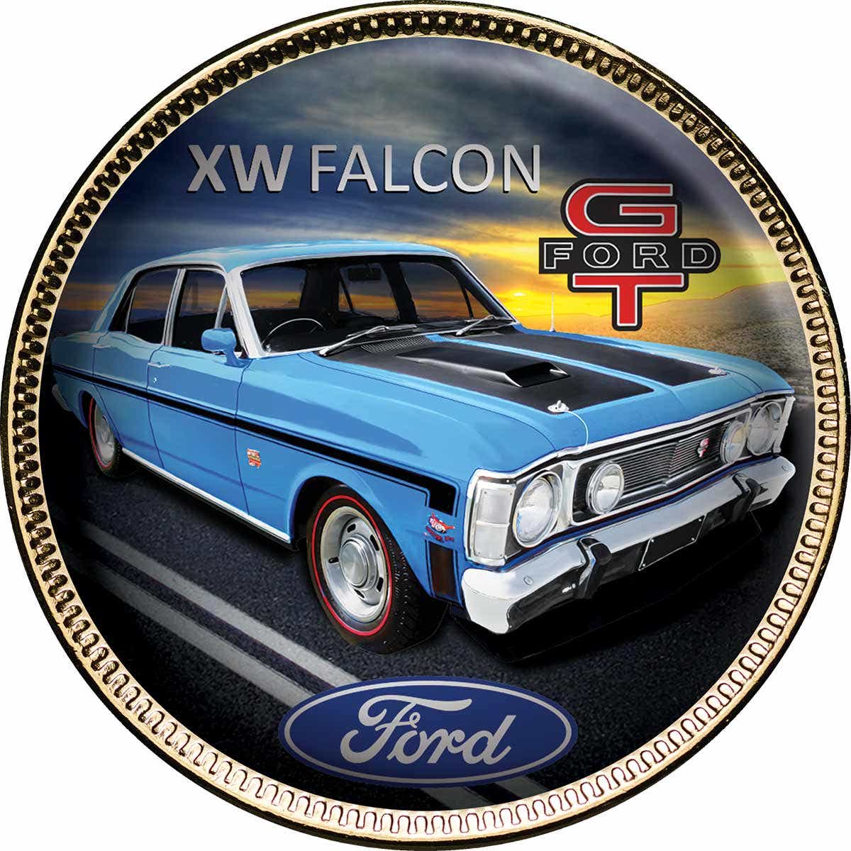 Ford GT Gold-plated Penny 9-Coin Collection - Image 2