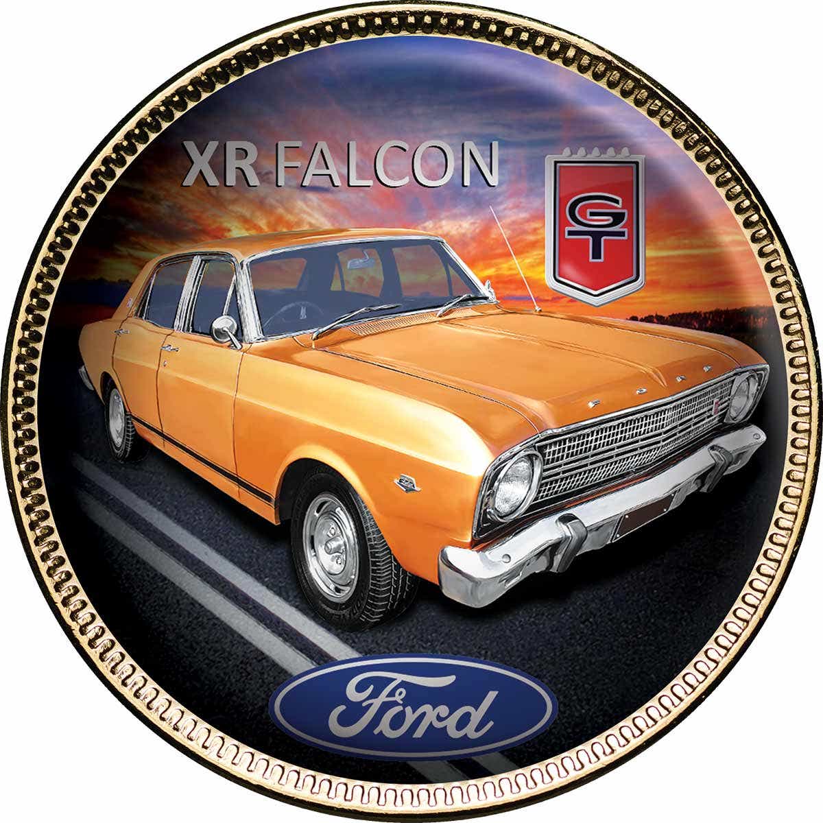 Ford GT Gold-plated Penny 9-Coin Collection - Image 8
