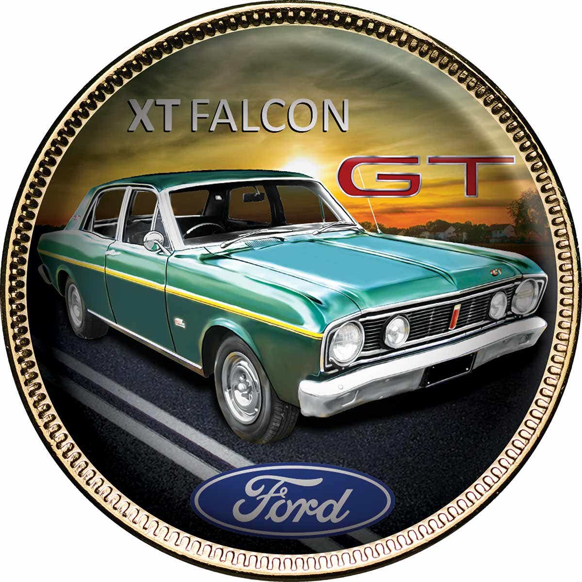 Ford GT Gold-plated Penny 9-Coin Collection - Image 9