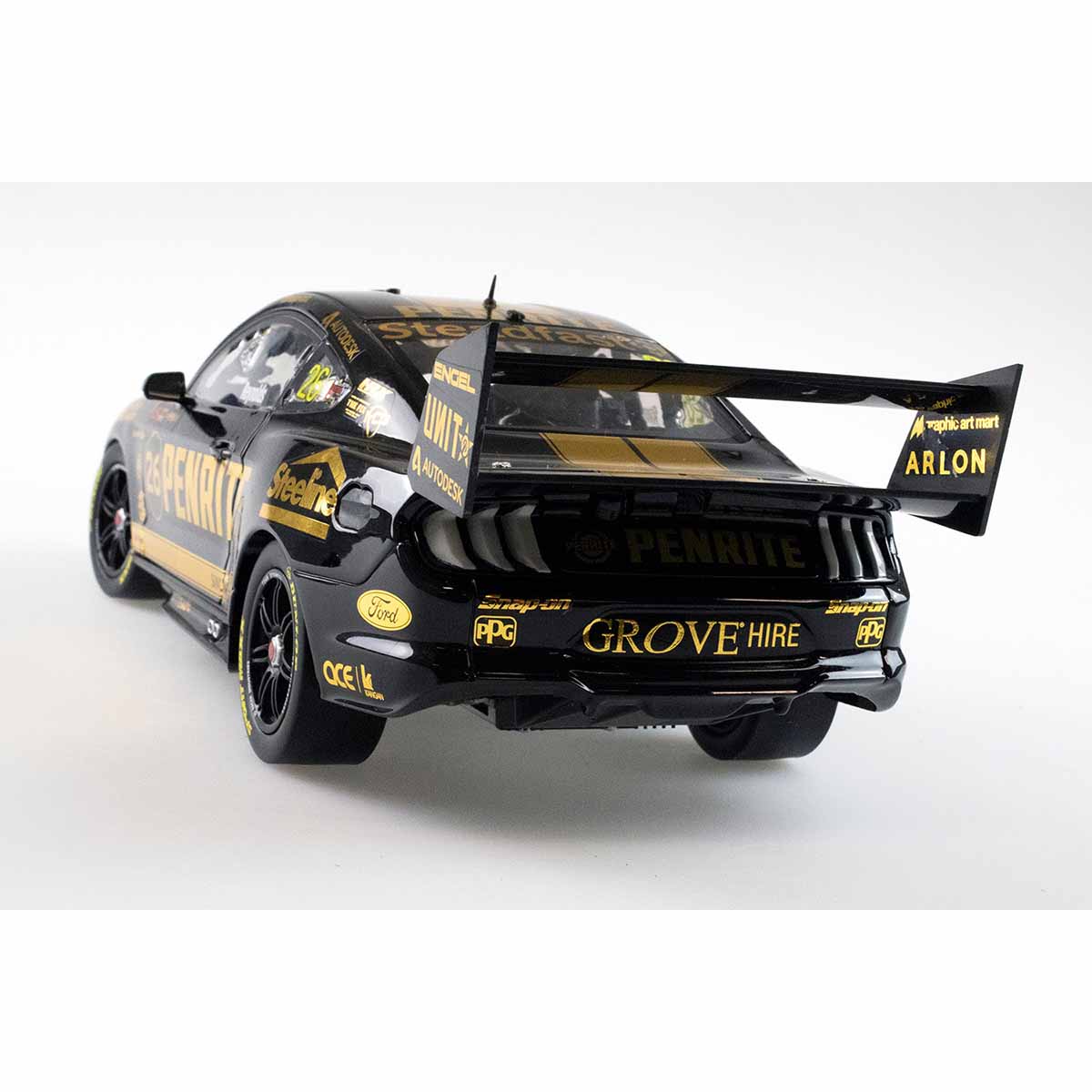 Ford Mustang - #26 David Reynolds - Penrite Racing - 3rd, Race 5, 2021 Penrite Oil Sandown SuperSprint - 1:43 Model Car - Image 2