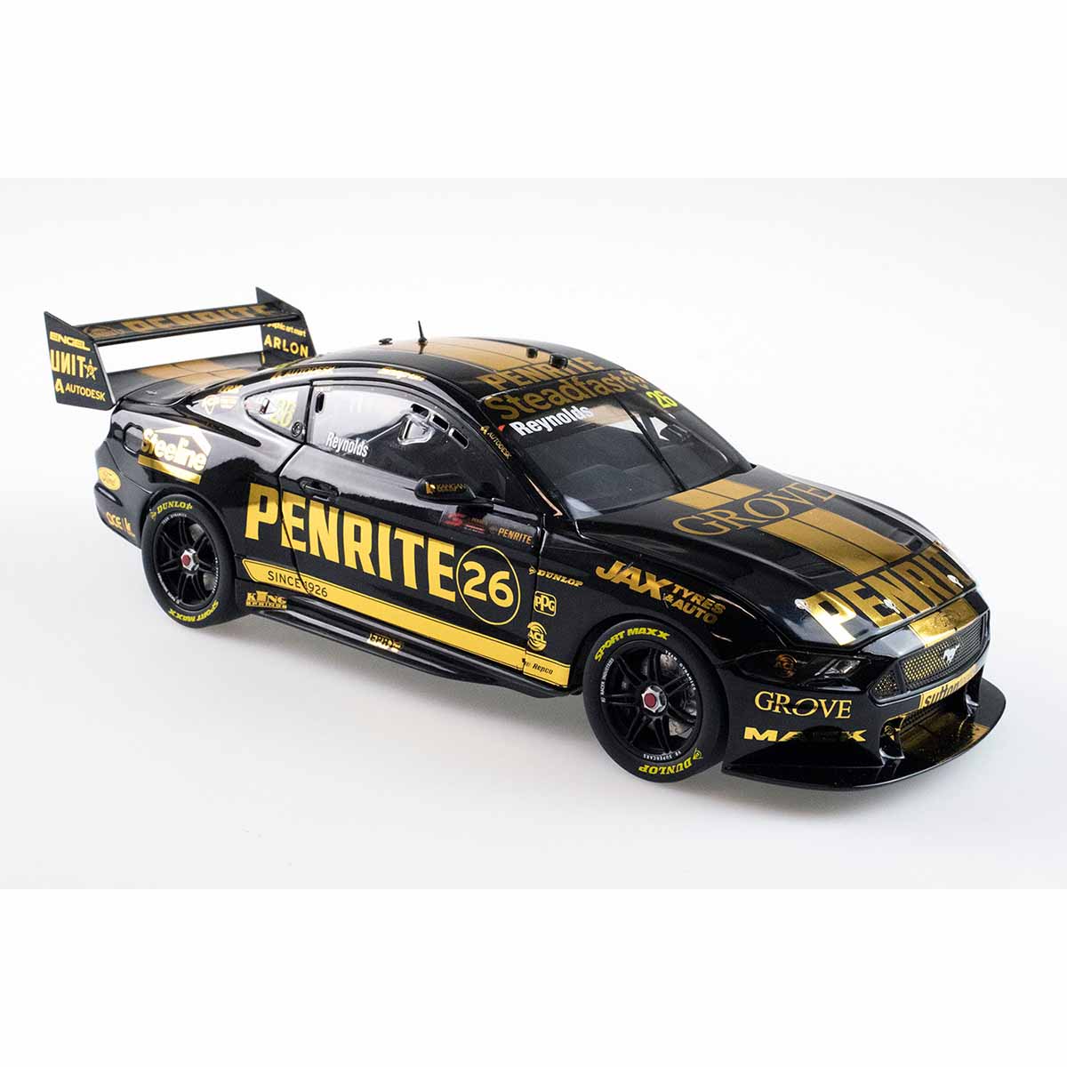 Ford Mustang - #26 David Reynolds - Penrite Racing - 3rd, Race 5, 2021 Penrite Oil Sandown SuperSprint - 1:43 Model Car - Image 5
