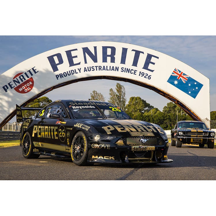 Ford Mustang - #26 David Reynolds - Penrite Racing - 3rd, Race 5, 2021 Penrite Oil Sandown SuperSprint - 1:43 Model Car - Image 6