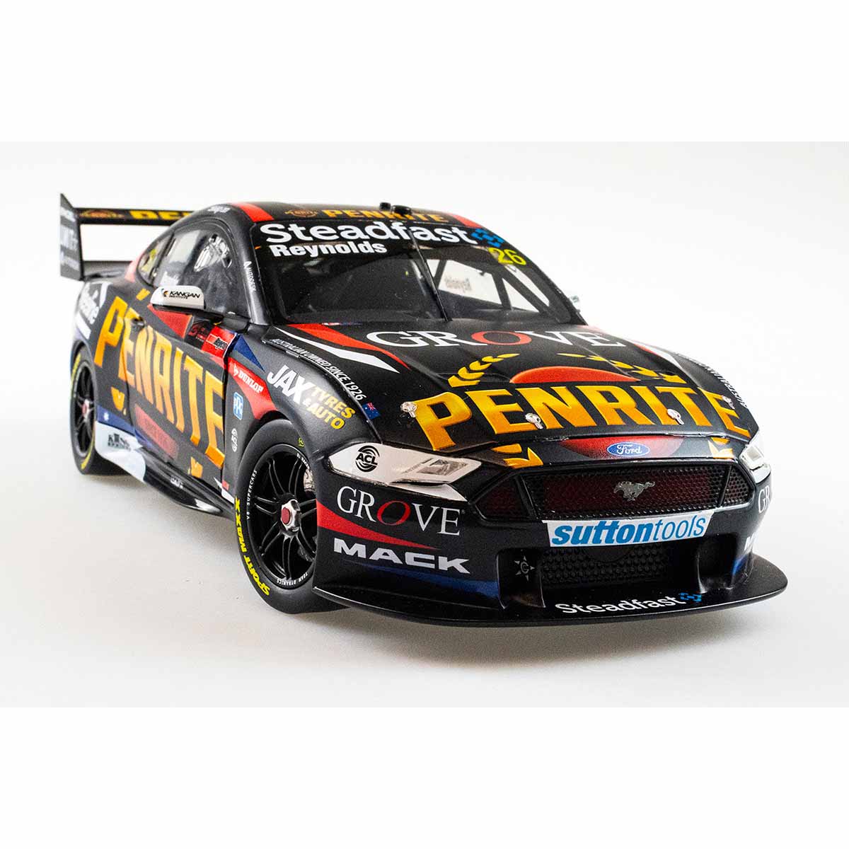Ford Mustang - #26 David Reynolds - Penrite Racing - Race 1, 2021 Repco Mt Panorama 500 - 1:43 Model Car