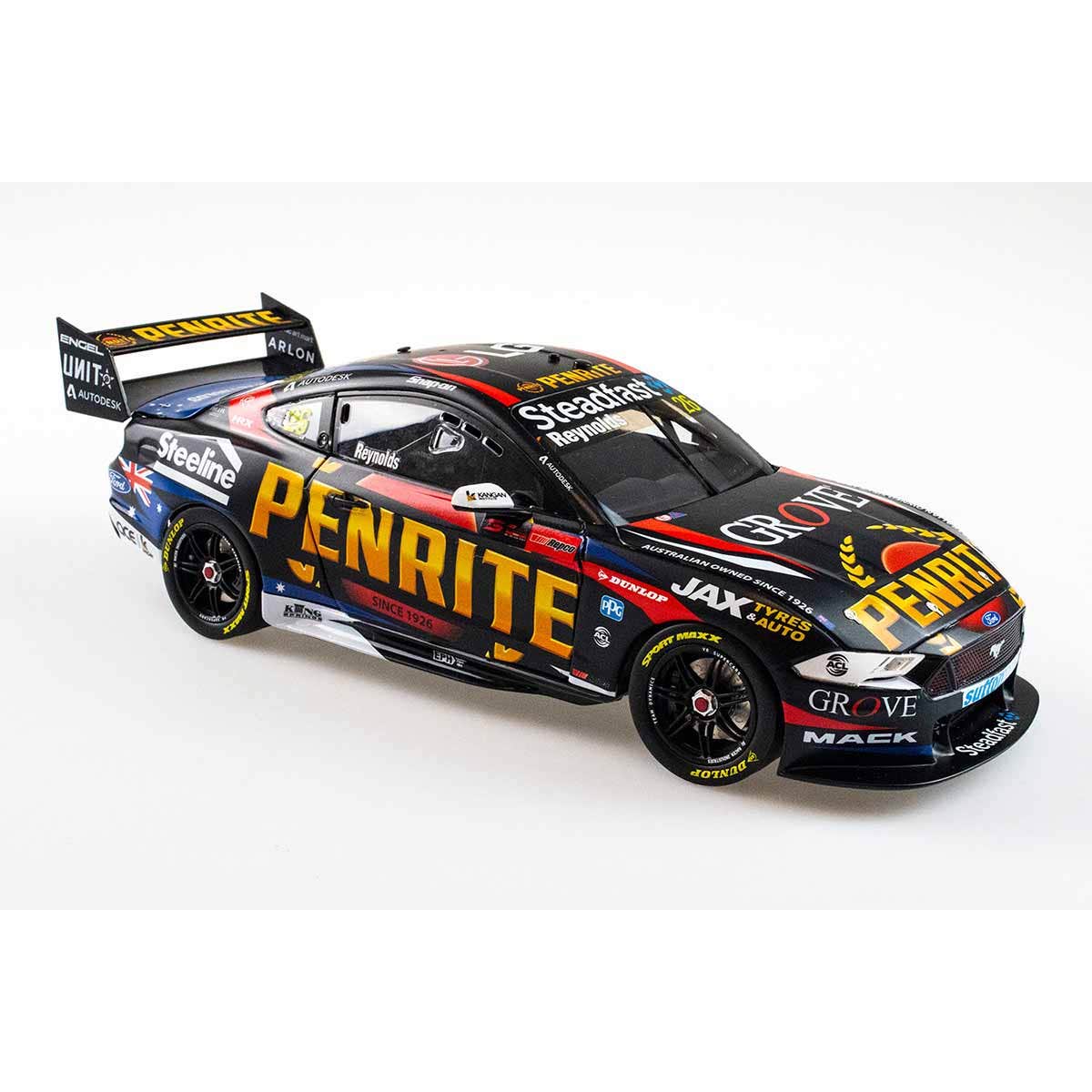 Ford Mustang - #26 David Reynolds - Penrite Racing - Race 1, 2021 Repco Mt Panorama 500 - 1:43 Model Car - Image 3