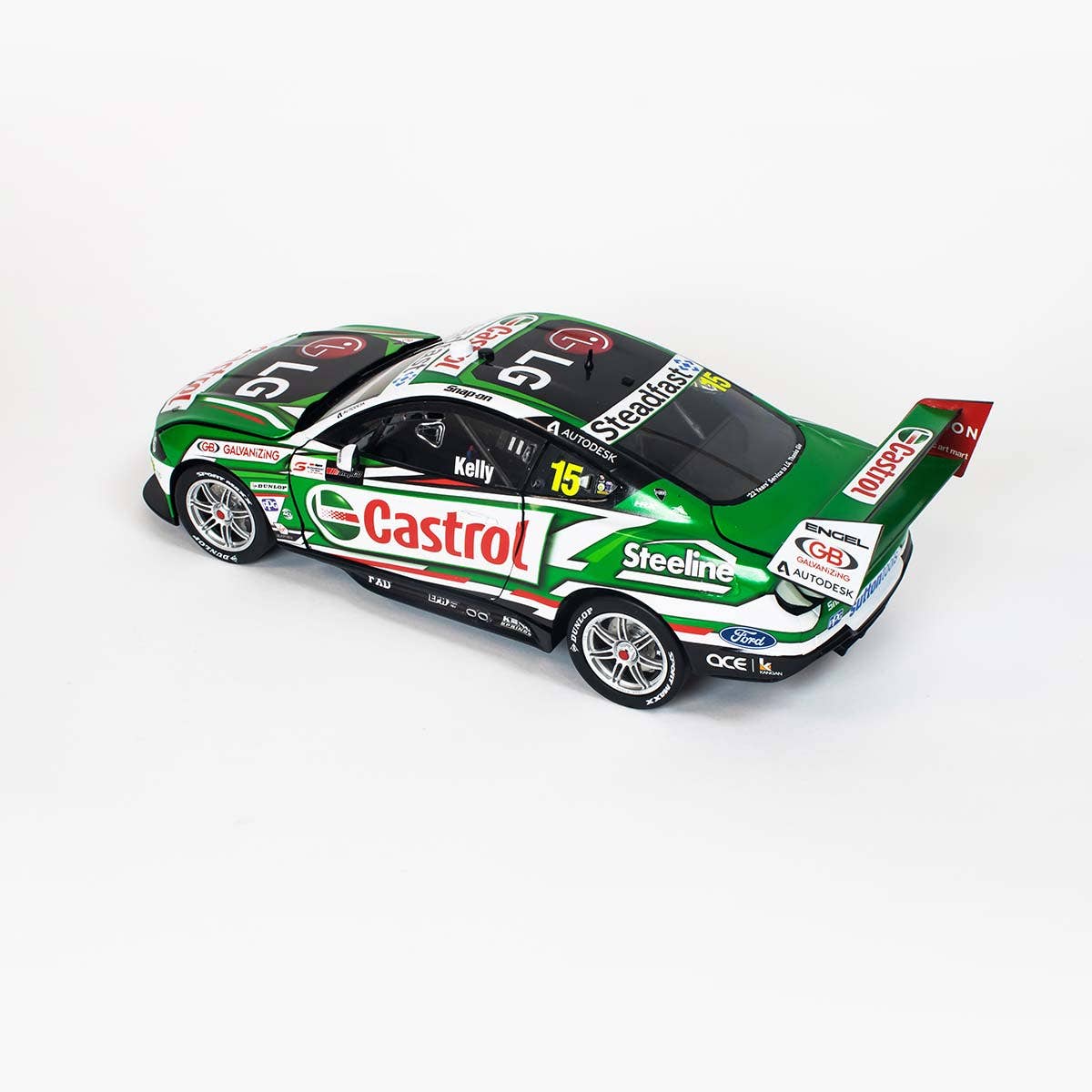Ford Mustang - Castrol Racing - #15, R.Kelly - Race 26, 2020 Repco SuperSprint The Bend - 1:43 Scale Diecast Model Car - Image 4