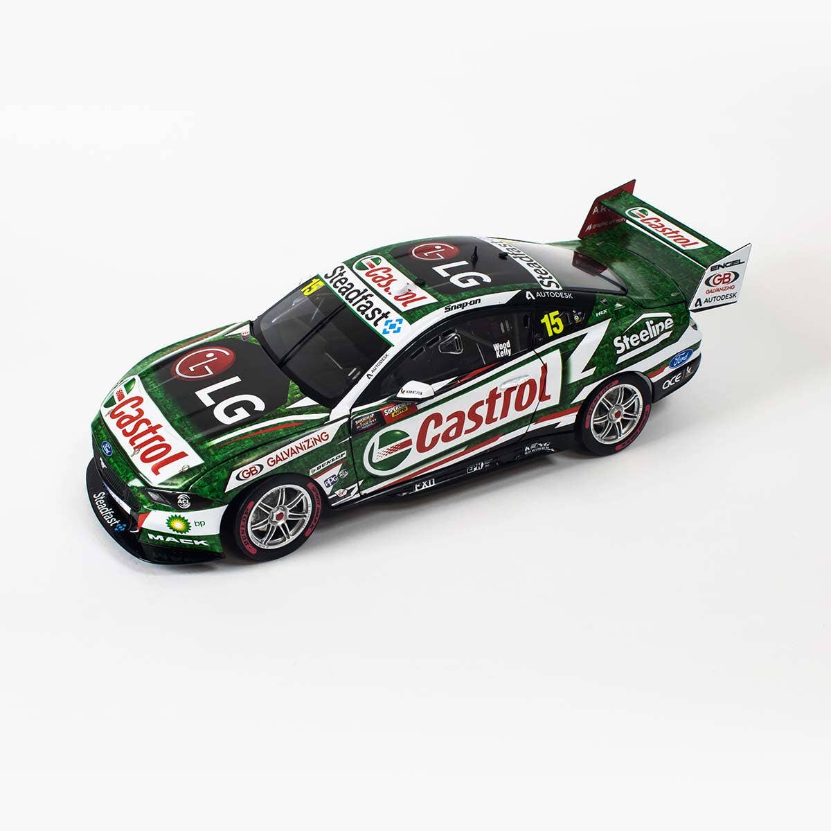 Ford Mustang - Castrol Racing - #15, R.Kelly - Race 31, 2020 Supercheap Auto Bathurst 1000 - 1:43 Scale Diecast Model Car