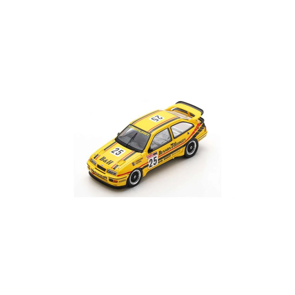 Ford Sierra RS500 Cosworth No.25 Winner Tooheys 1000 Bathurst 1988 - T. Longhurst - T. Mezera - Limited 600 - 1:43 Scale Resin Model Car