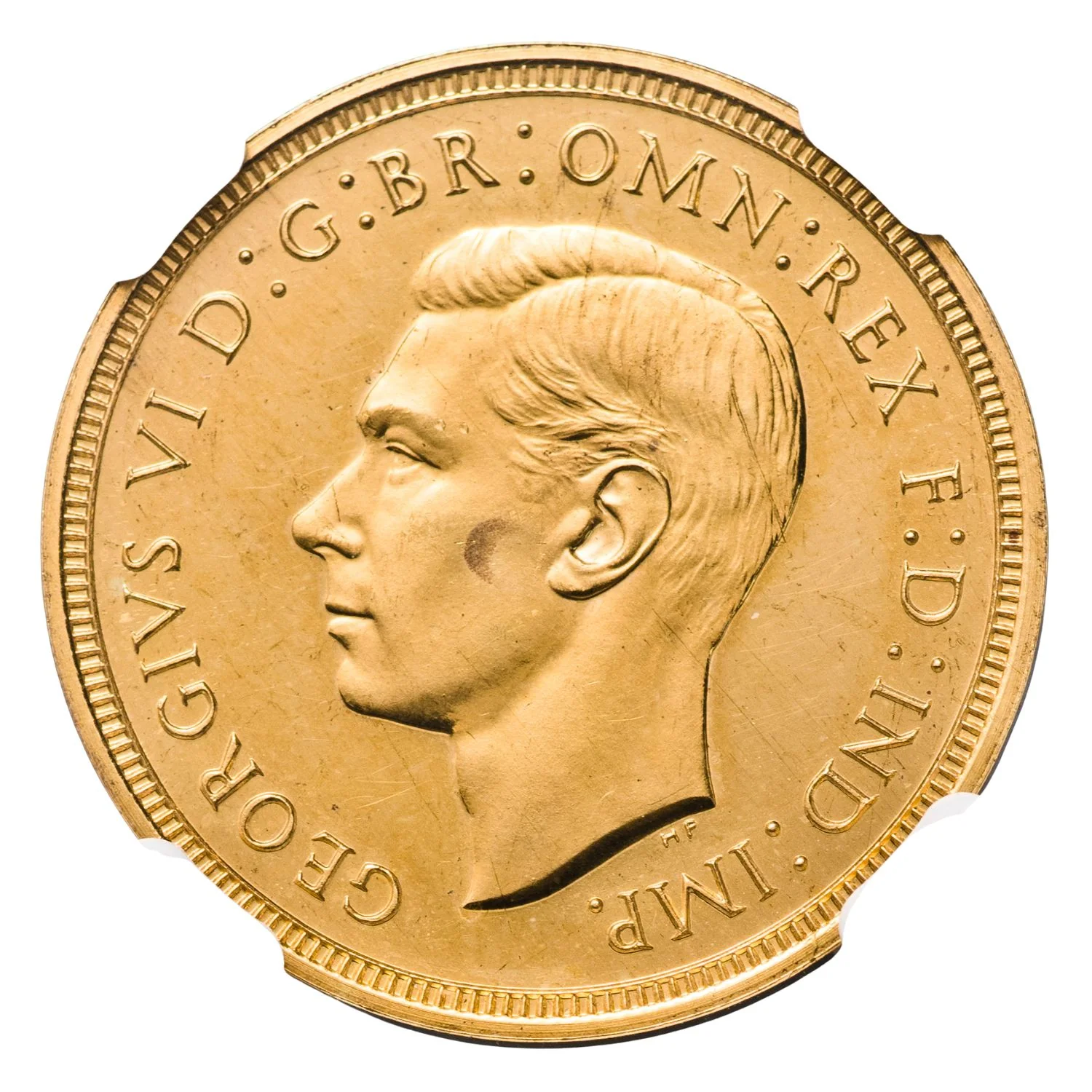 Great Britain George VI 1937 Gold Sovereign Proof NGC PR64 - Image 2