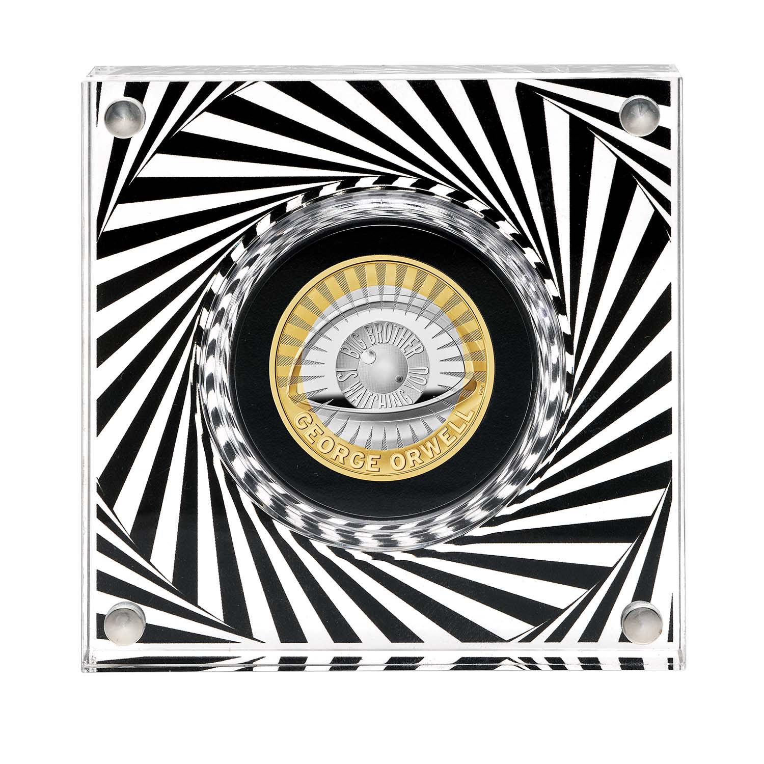 Great Britain George Orwell 2025 £2 Bimetal Silver Proof Coin - Image 3