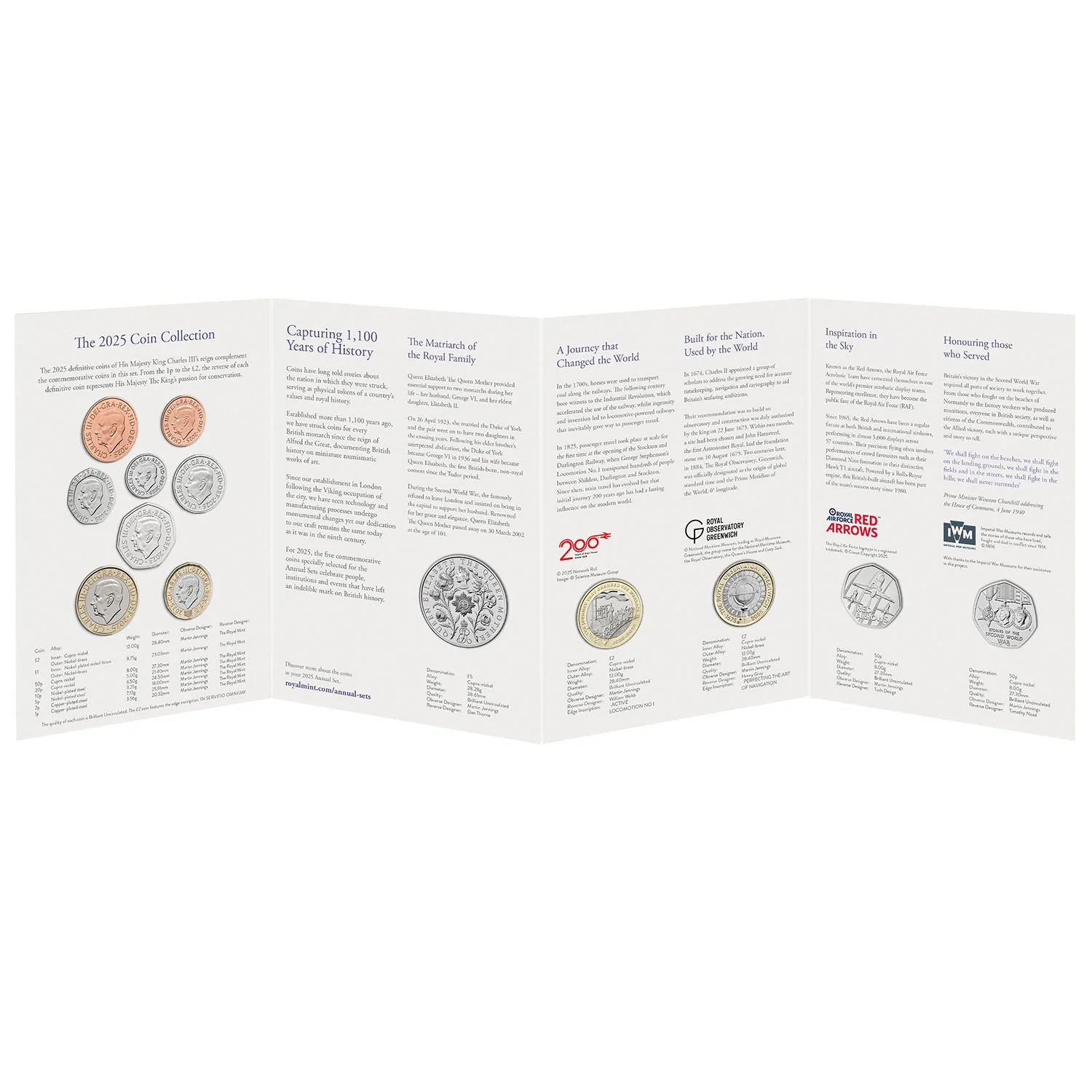 Great Britain 2025 13-Coin Brilliant Uncirculated Set