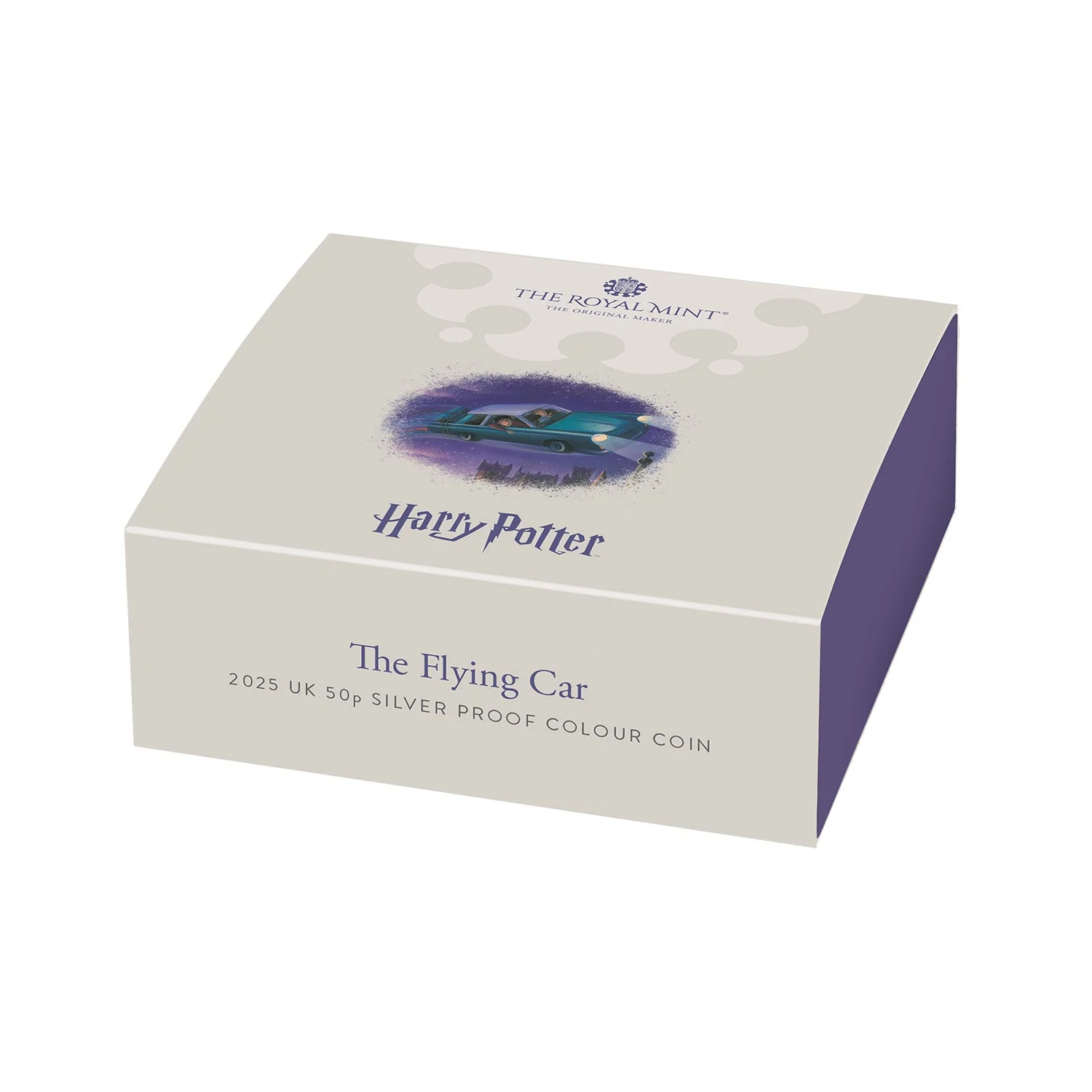 Great Britain Harry Potter Flying Car 2025 50p Colour Silver Proof Coin - Image 4