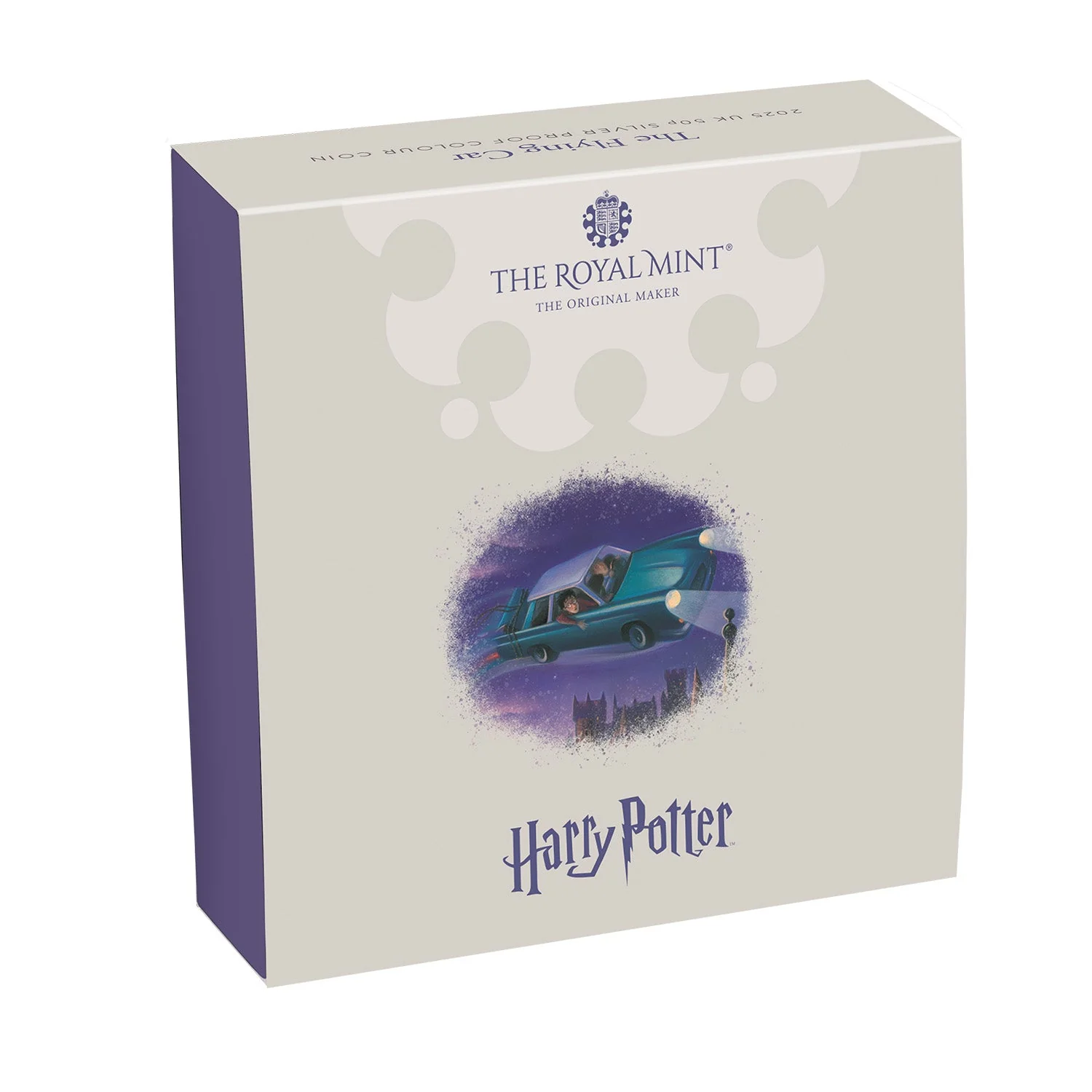 Great Britain Harry Potter Flying Car 2025 50p Colour Silver Proof Coin - Image 5