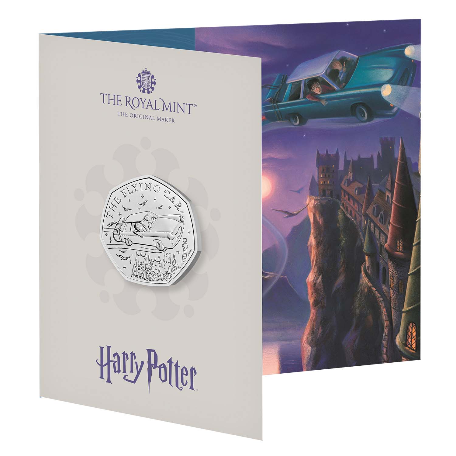 Great Britain Harry Potter Flying Car 2025 50p Cupro-Nickel Brilliant Uncirculated Coin - Image 3
