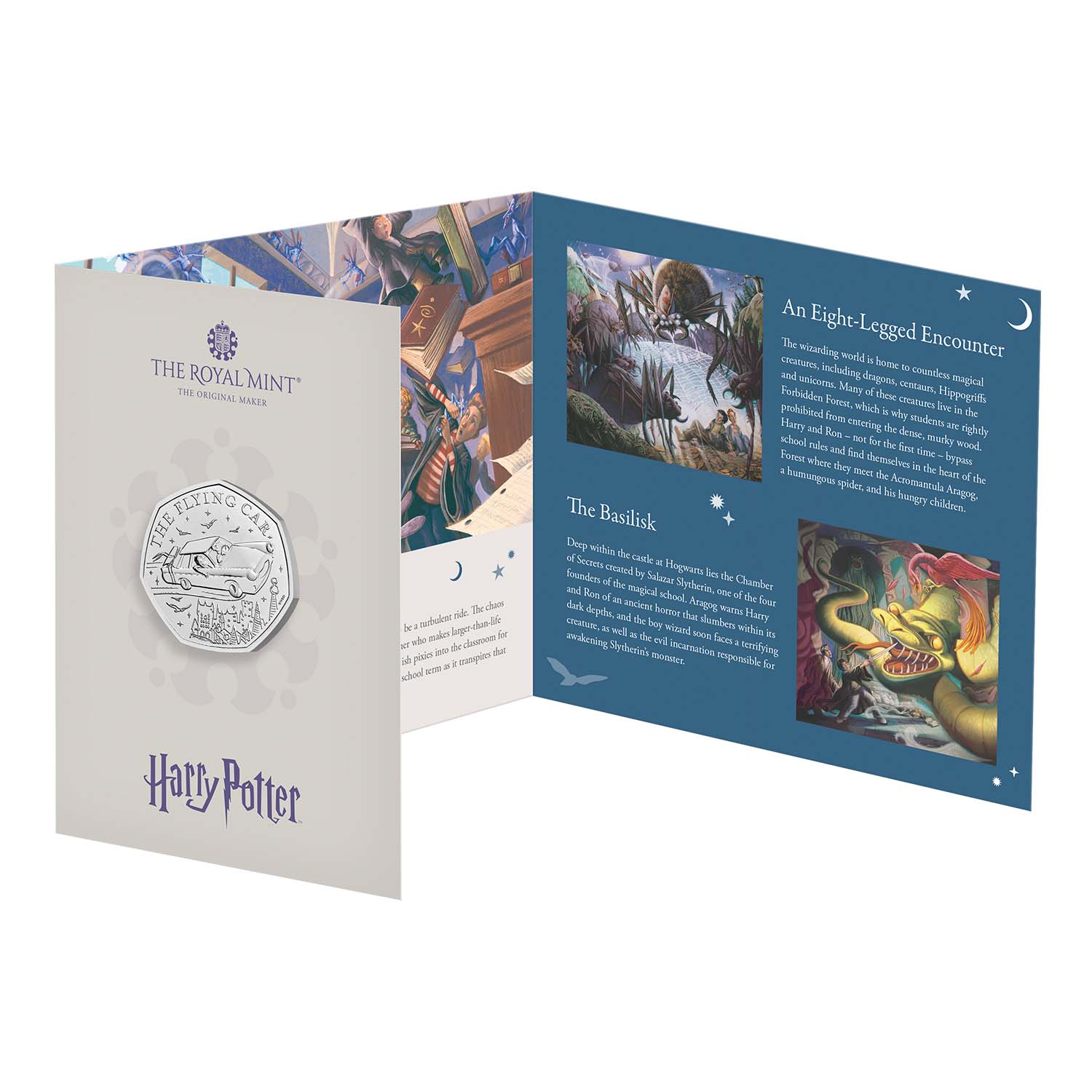 Great Britain Harry Potter Flying Car 2025 50p Cupro-Nickel Brilliant Uncirculated Coin - Image 4