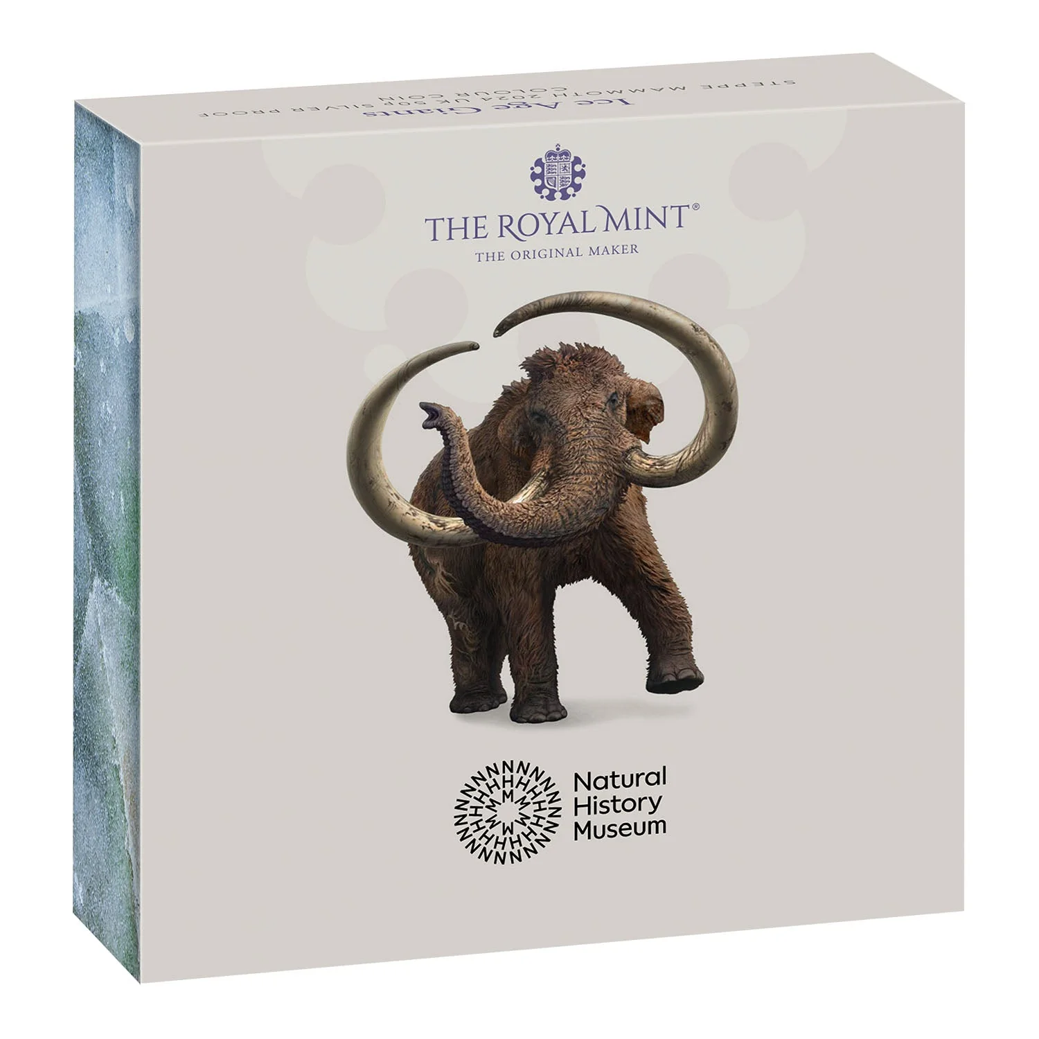 Great Britain Ice Age Steppe Mammoth 2024 50p Colour Silver Proof Coin - Image 3