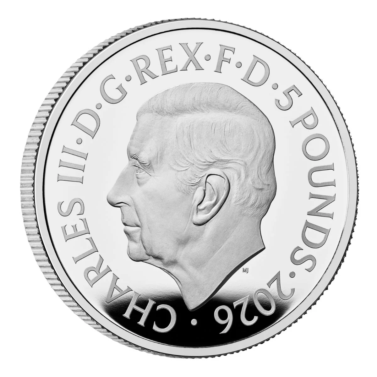 Great Britain Portraits of Queen Elizabeth II 2026 £5 Raphael Maklouf Silver Proof Coin - Image 2