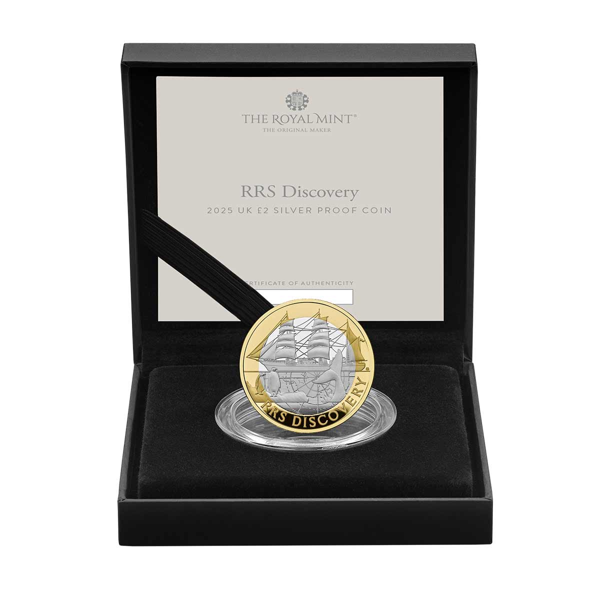 Great Britain RRS Discovery 2025 £2 Bimetal Silver Proof Coin - Image 3