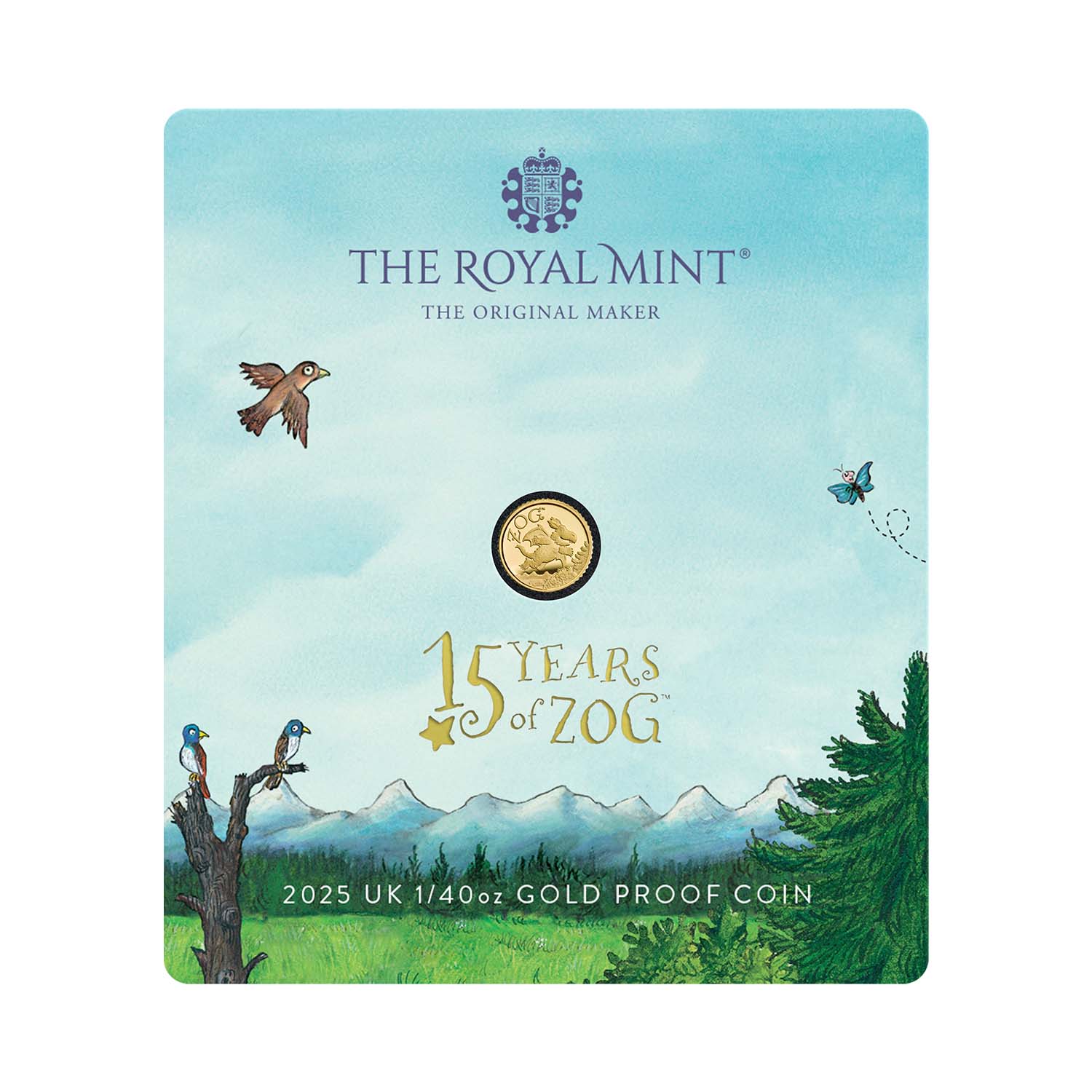 Great Britain Zog 2025 50p 1/40oz Gold Proof Coin - Image 3