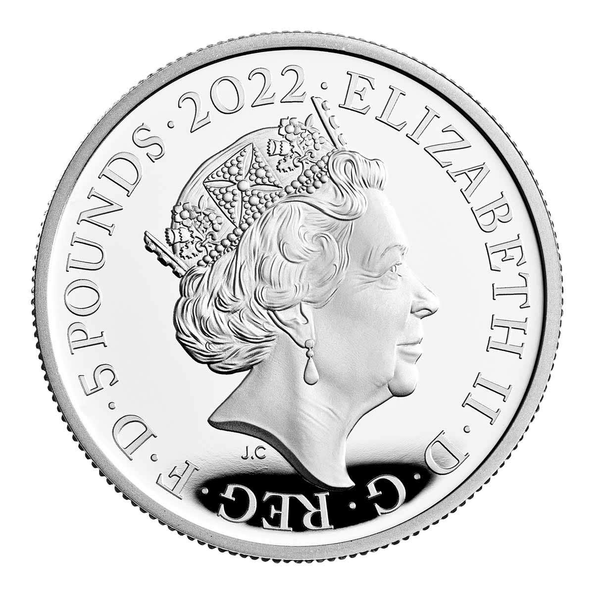 Harry Potter 2022 £5 2oz Silver Proof Coin - Image 4