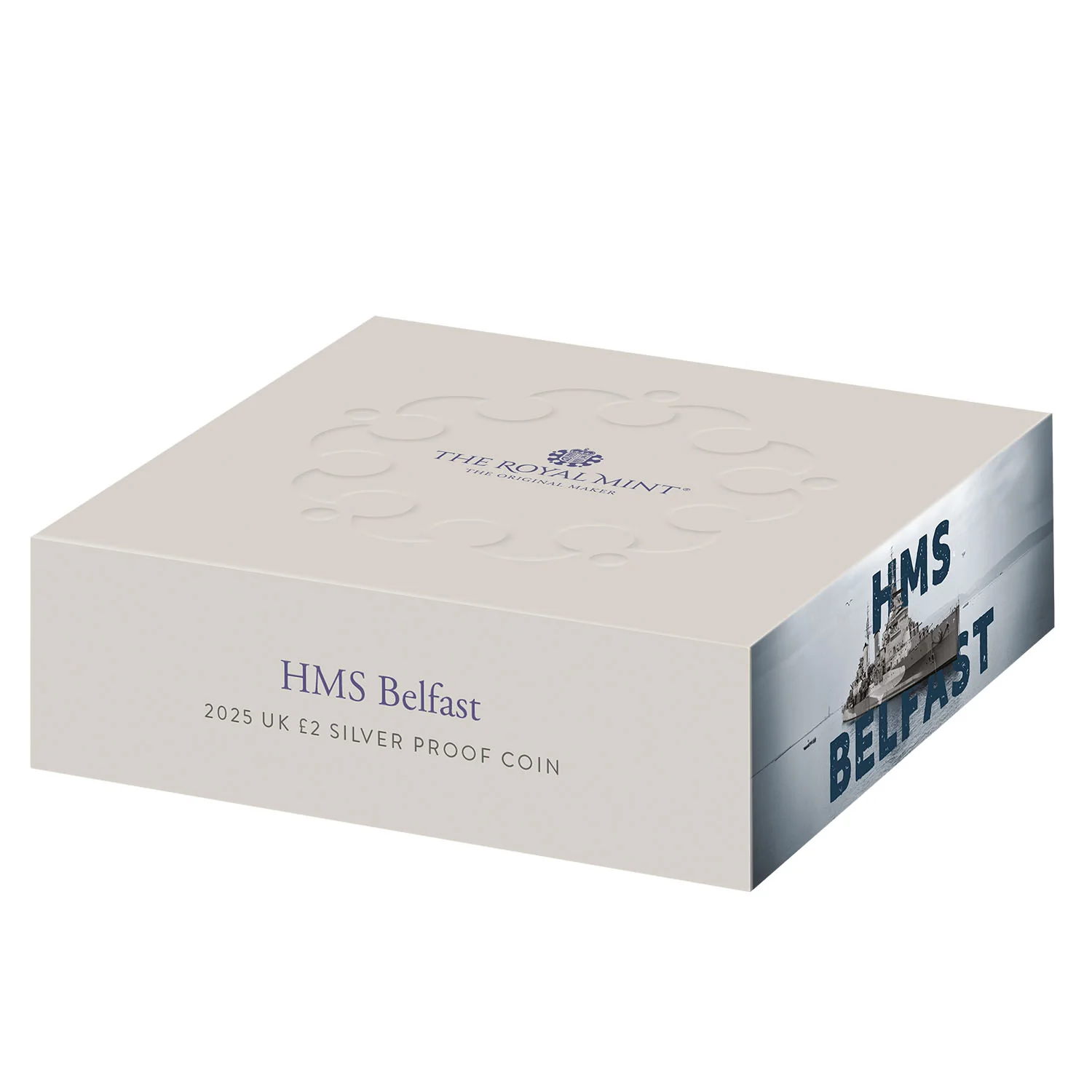 Great Britain HMS Belfast 2025 £2 Bimetal Silver Proof Coin - Image 5