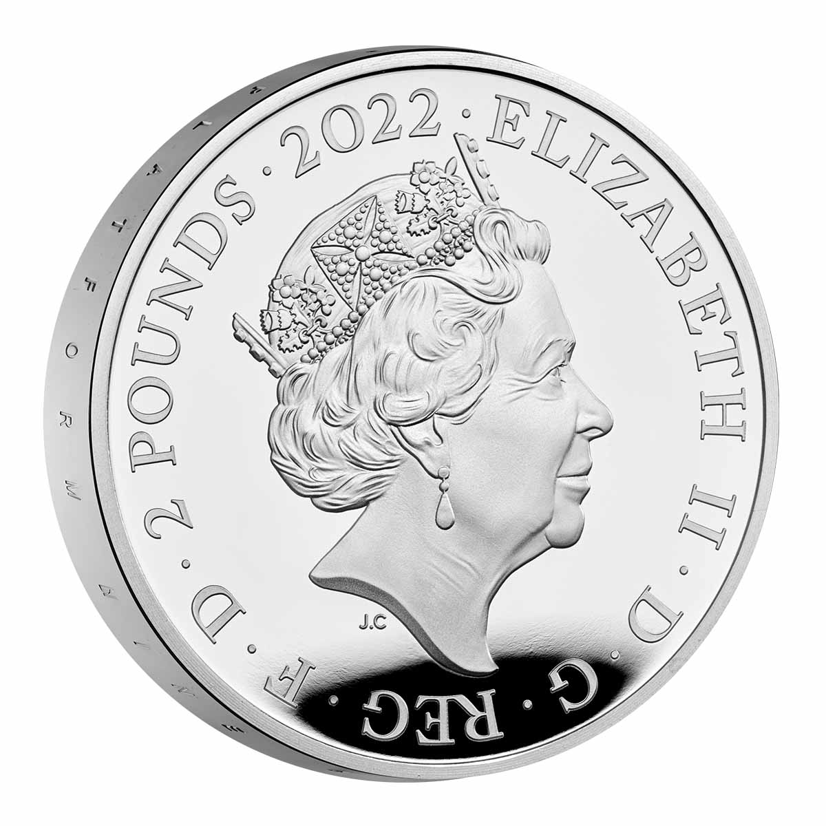 Hogwarts Express 2022 £2 1oz Silver Proof Coin - Image 2
