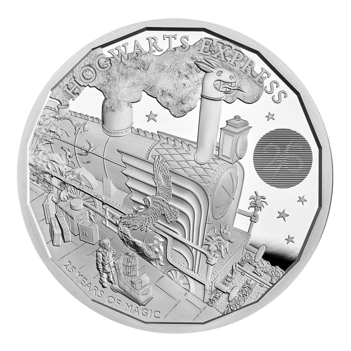 Hogwarts Express 2022 £2 1oz Silver Proof Coin - Image 3