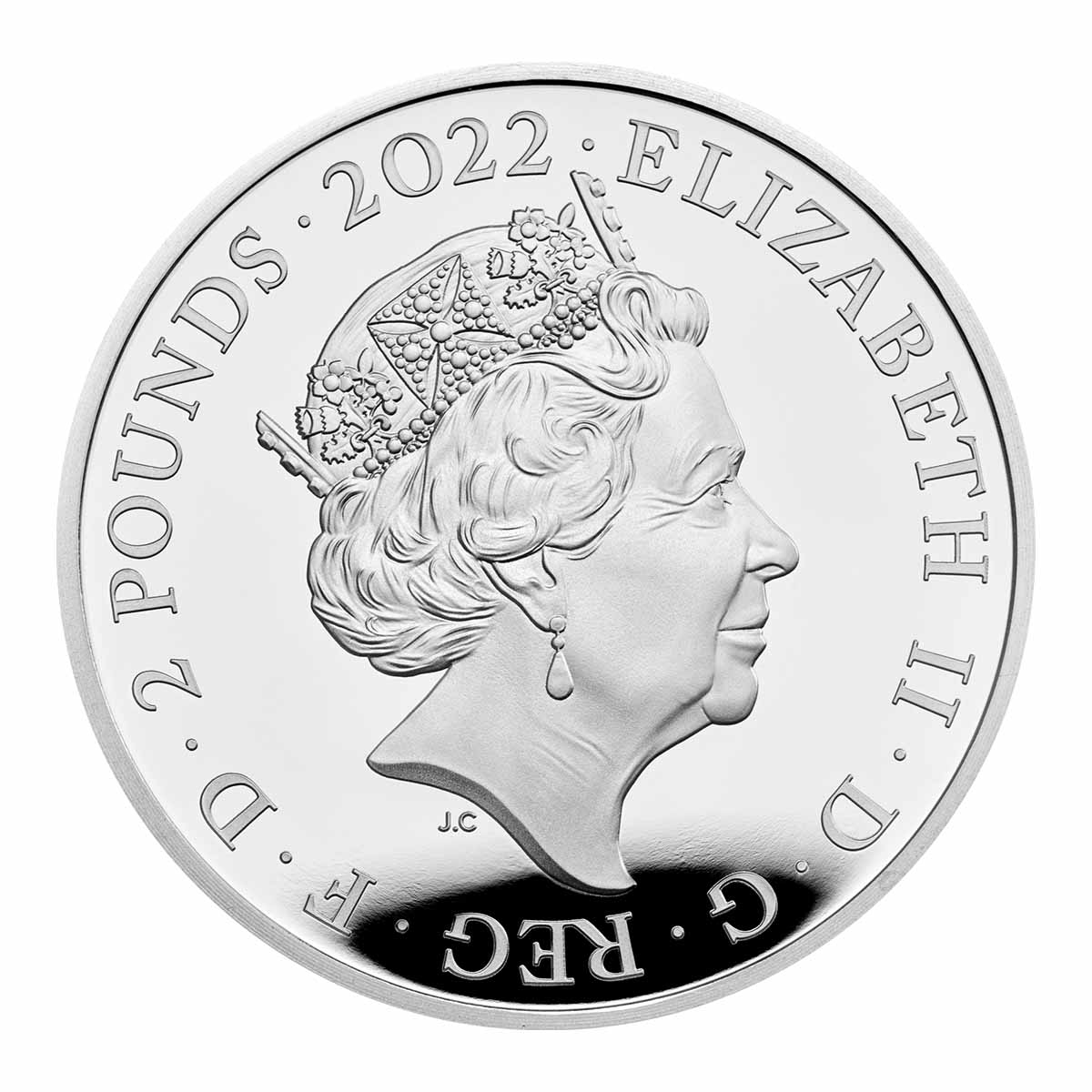 Hogwarts Express 2022 £2 1oz Silver Proof Coin - Image 4
