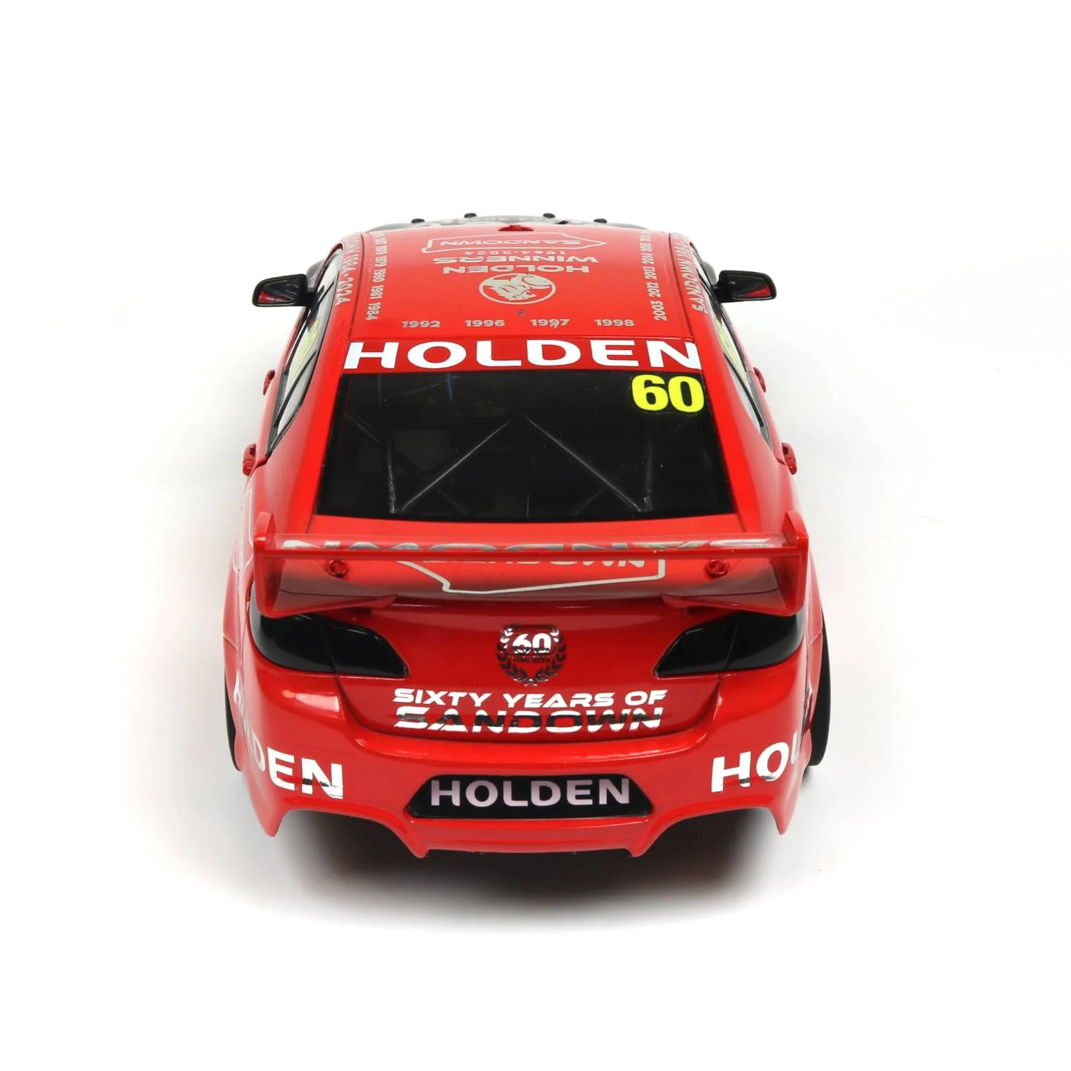 HOLDEN COMMODORE VF SUPERCAR - 60 YEARS OF SANDOWN - SPECIAL LIMITED ANNIVERSARY EDITION 2024 - 1:18 Scale Diecast Model Car - Image 7