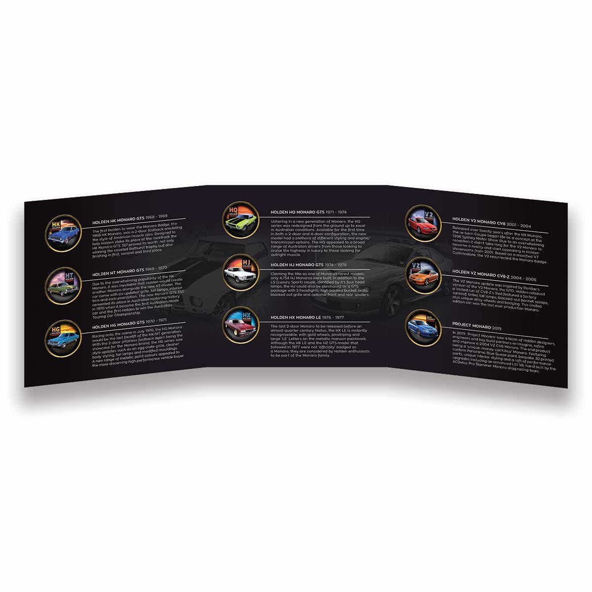 Holden Monaro Gold-plated Penny 9-Coin Collection - Image 13