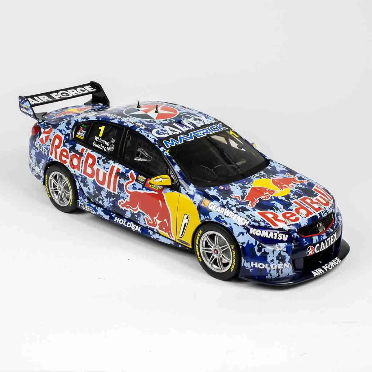 HOLDEN VF COMMODORE - RED BULL RACING #1 - WHINCUP/DUMBRELL - 2014 BATHURST 1000 AIR FORCE LIVERY - 1:18 Scale Diecast Model Car