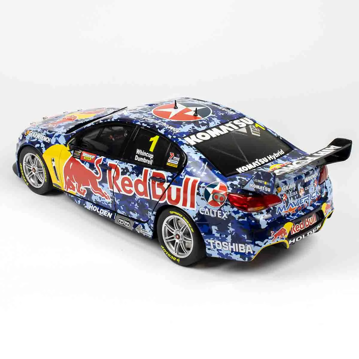 HOLDEN VF COMMODORE - RED BULL RACING #1 - WHINCUP/DUMBRELL - 2014 BATHURST 1000 AIR FORCE LIVERY - 1:18 Scale Diecast Model Car - Image 5