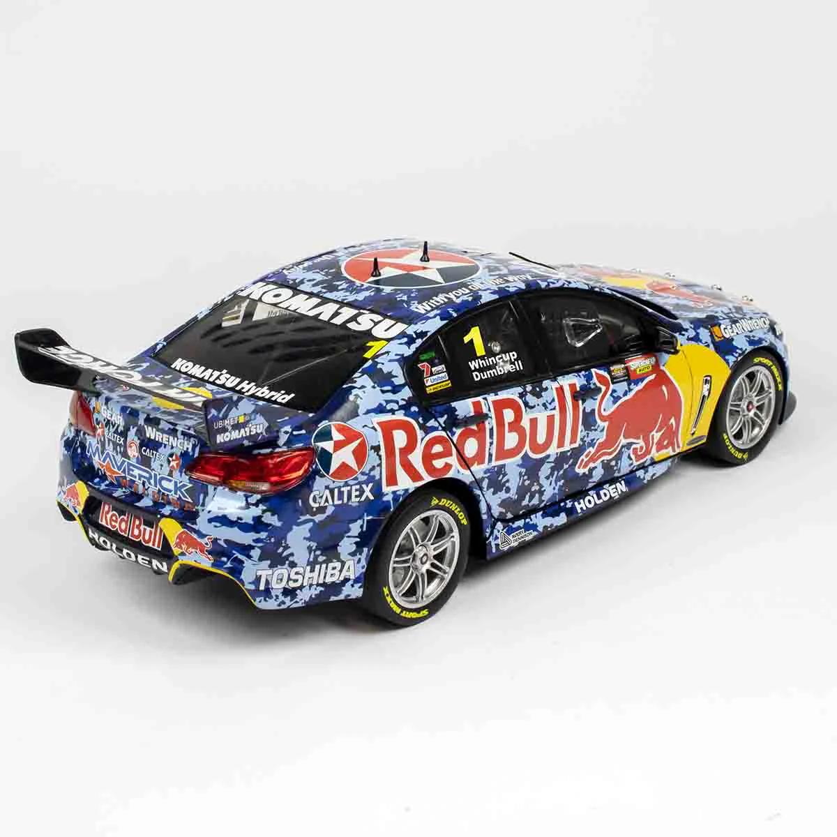 HOLDEN VF COMMODORE - RED BULL RACING #1 - WHINCUP/DUMBRELL - 2014 BATHURST 1000 AIR FORCE LIVERY - 1:18 Scale Diecast Model Car - Image 6