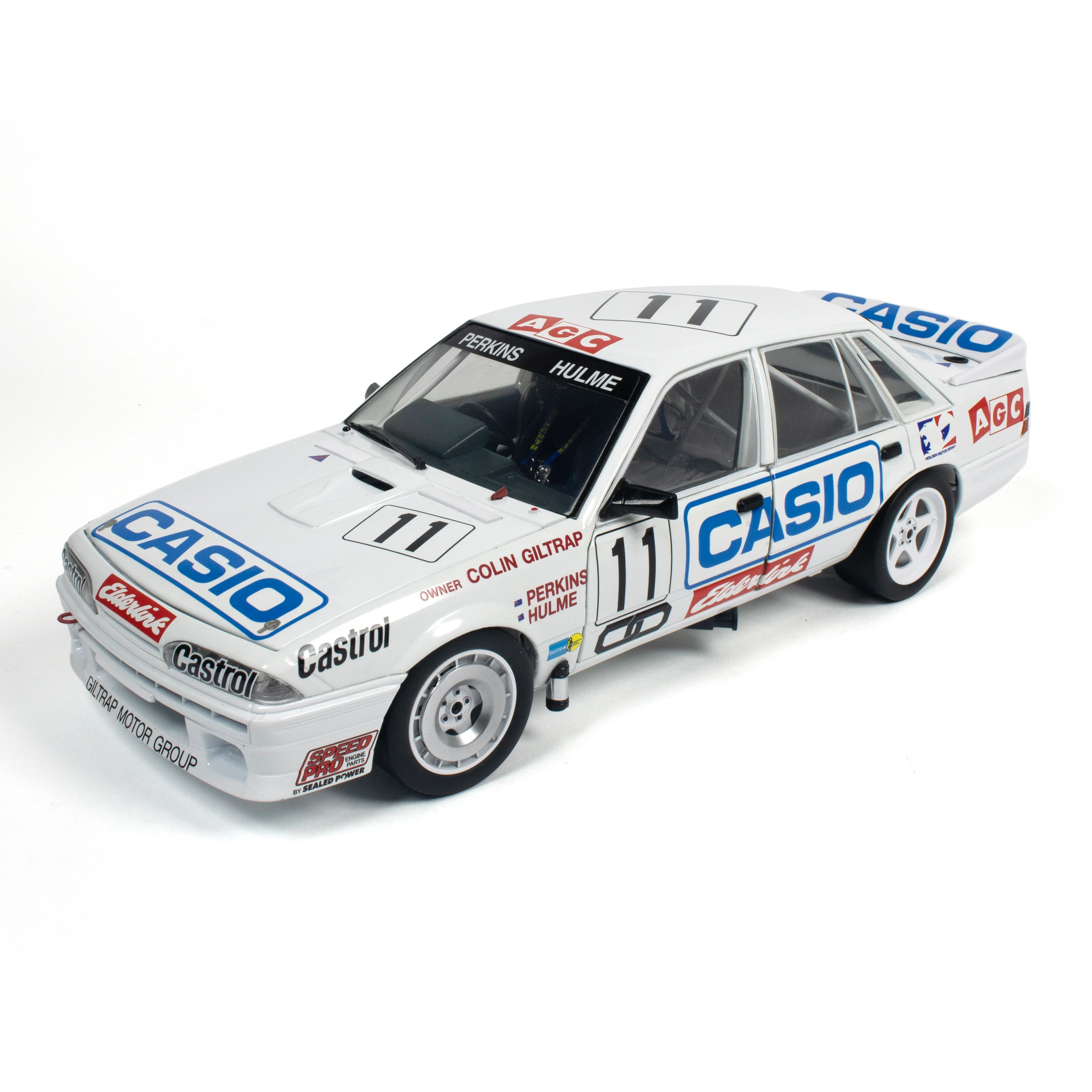 HOLDEN VL COMMODORE SS GROUP A - TEAM PERKINS - LARRY PERKINS #11 - 3RD PLACE - SOUTH PACIFIC TOURING CAR CHAMPIONSHIP - 1987 - 1:18 Scale Diecast Model Car - Image 3
