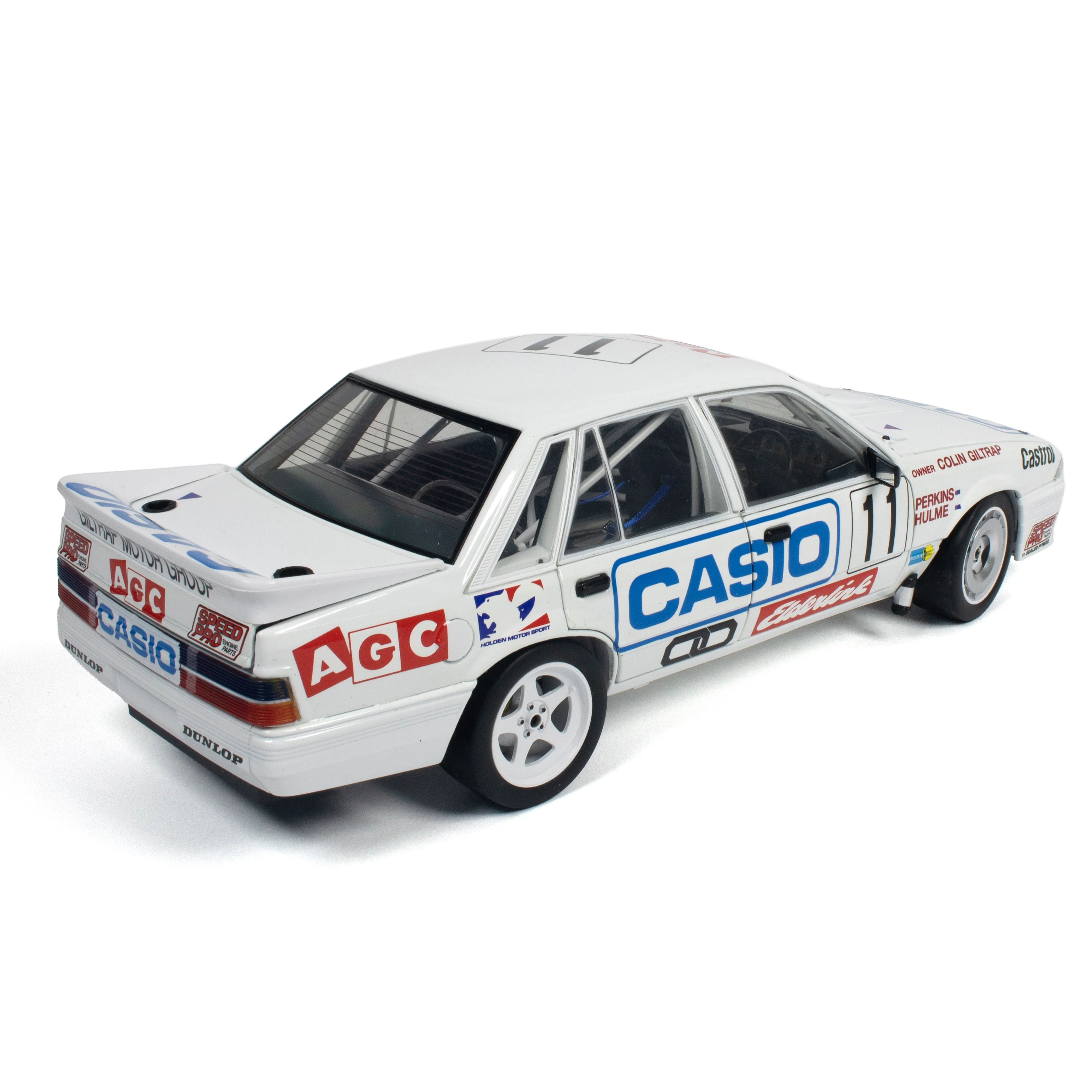 HOLDEN VL COMMODORE SS GROUP A - TEAM PERKINS - LARRY PERKINS #11 - 3RD PLACE - SOUTH PACIFIC TOURING CAR CHAMPIONSHIP - 1987 - 1:18 Scale Diecast Model Car - Image 5