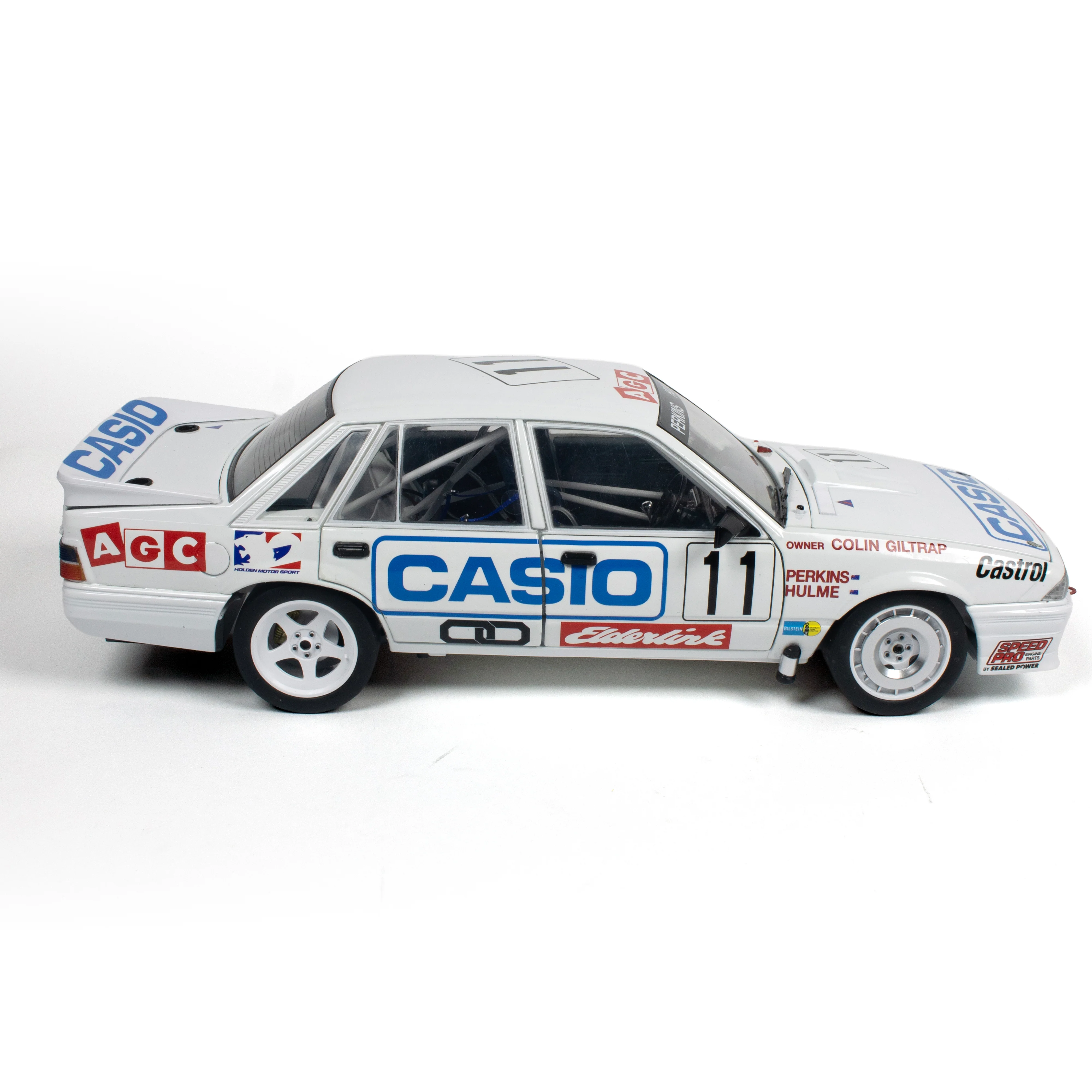 HOLDEN VL COMMODORE SS GROUP A - TEAM PERKINS - LARRY PERKINS #11 - 3RD PLACE - SOUTH PACIFIC TOURING CAR CHAMPIONSHIP - 1987 - 1:18 Scale Diecast Model Car - Image 6