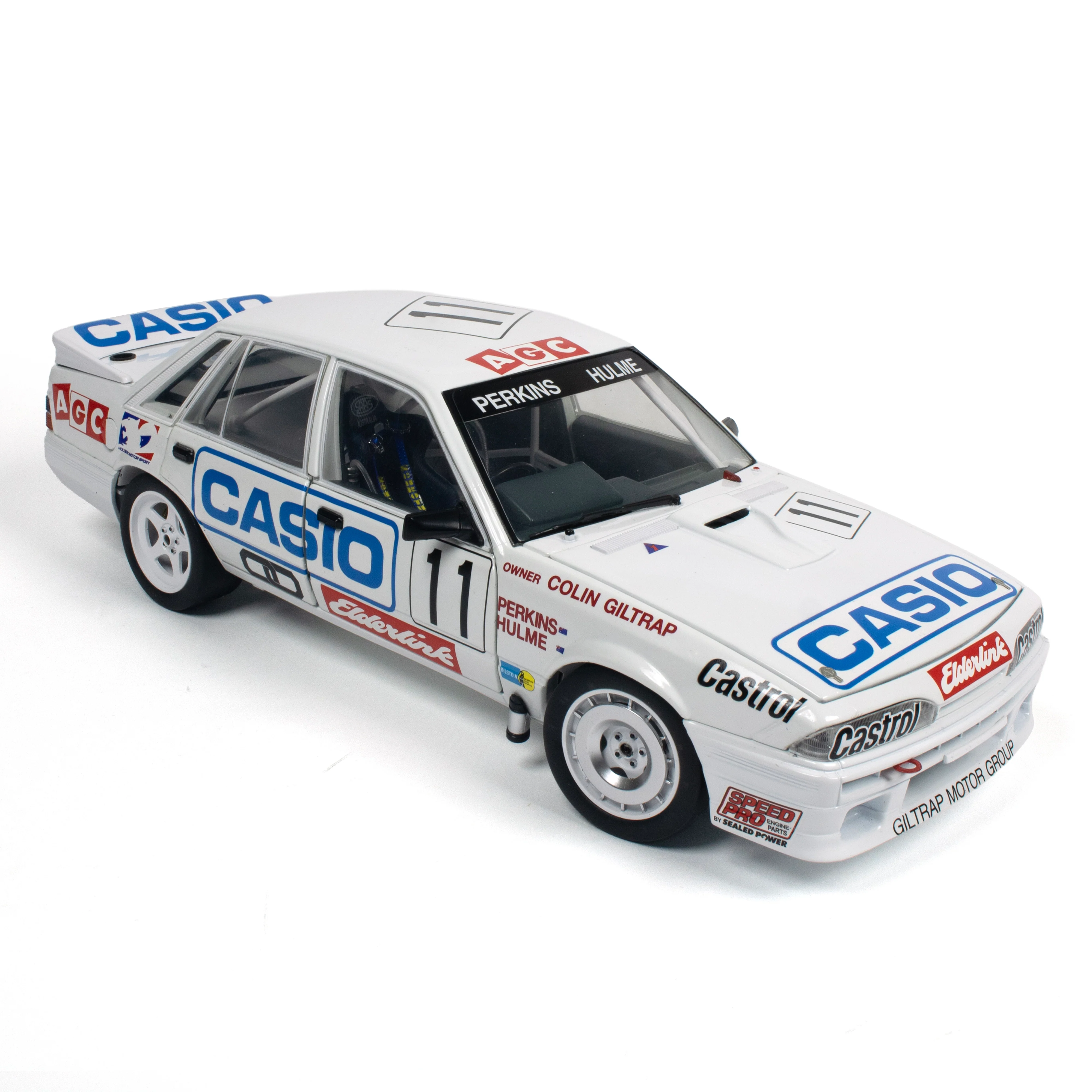 HOLDEN VL COMMODORE SS GROUP A - TEAM PERKINS - LARRY PERKINS #11 - 3RD PLACE - SOUTH PACIFIC TOURING CAR CHAMPIONSHIP - 1987 - 1:18 Scale Diecast Model Car - Image 7