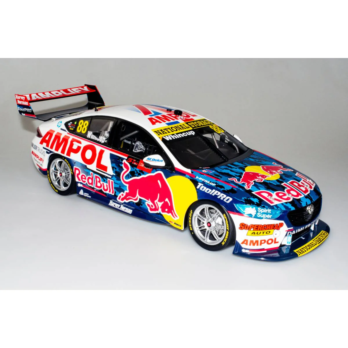 Holden ZB Commodore - #88 Jamie Whincup - Red Bull Ampol Racing - Race 1, 2021 Repco Mt Panorama 500 - 1:12 Model Car - Image 3