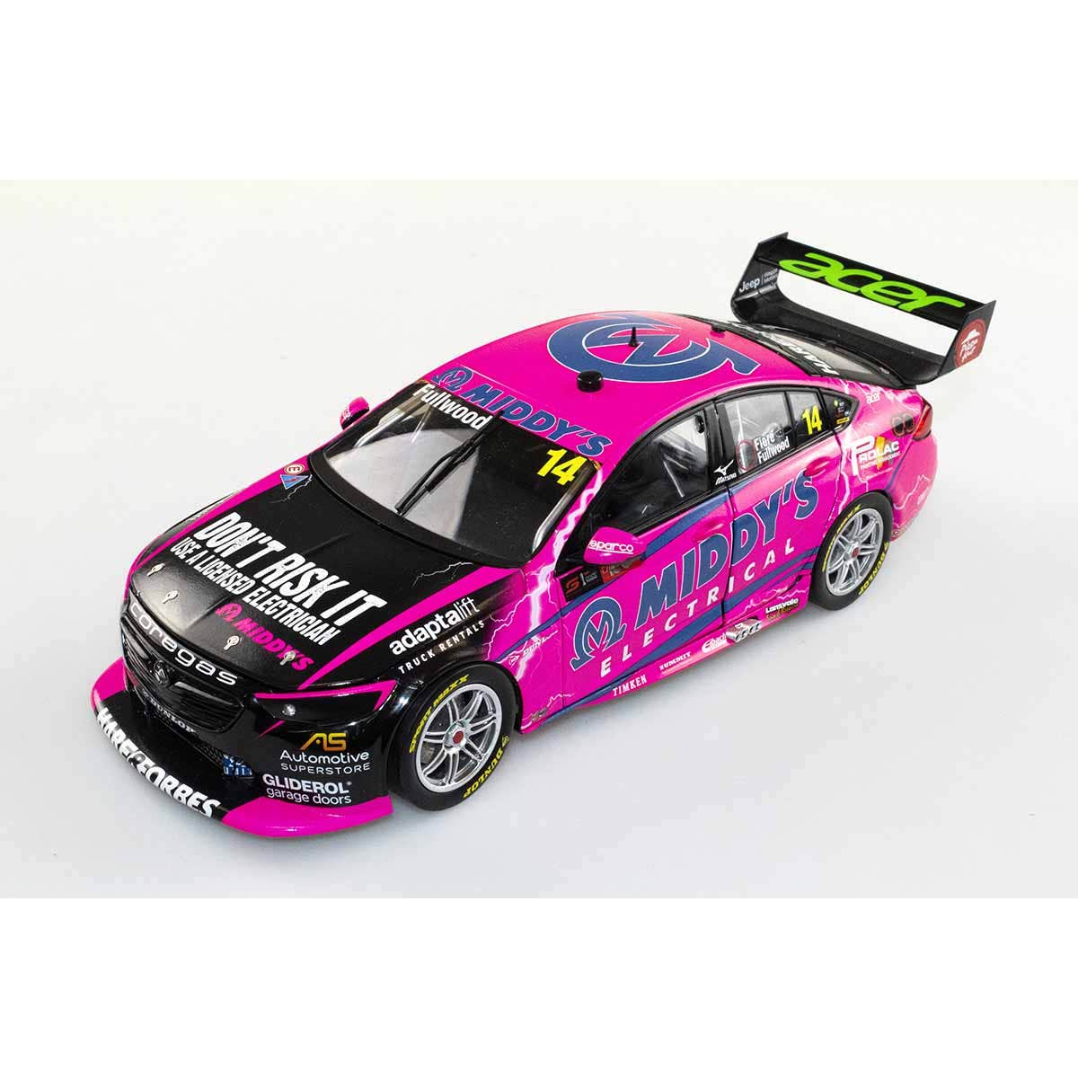 HOLDEN ZB COMMODORE - BJR - FULLWOOD/FIORE - Middy's #14 - 2022 Bathurst 1000 - 1:43 Scale Diecast Model Car - Image 3