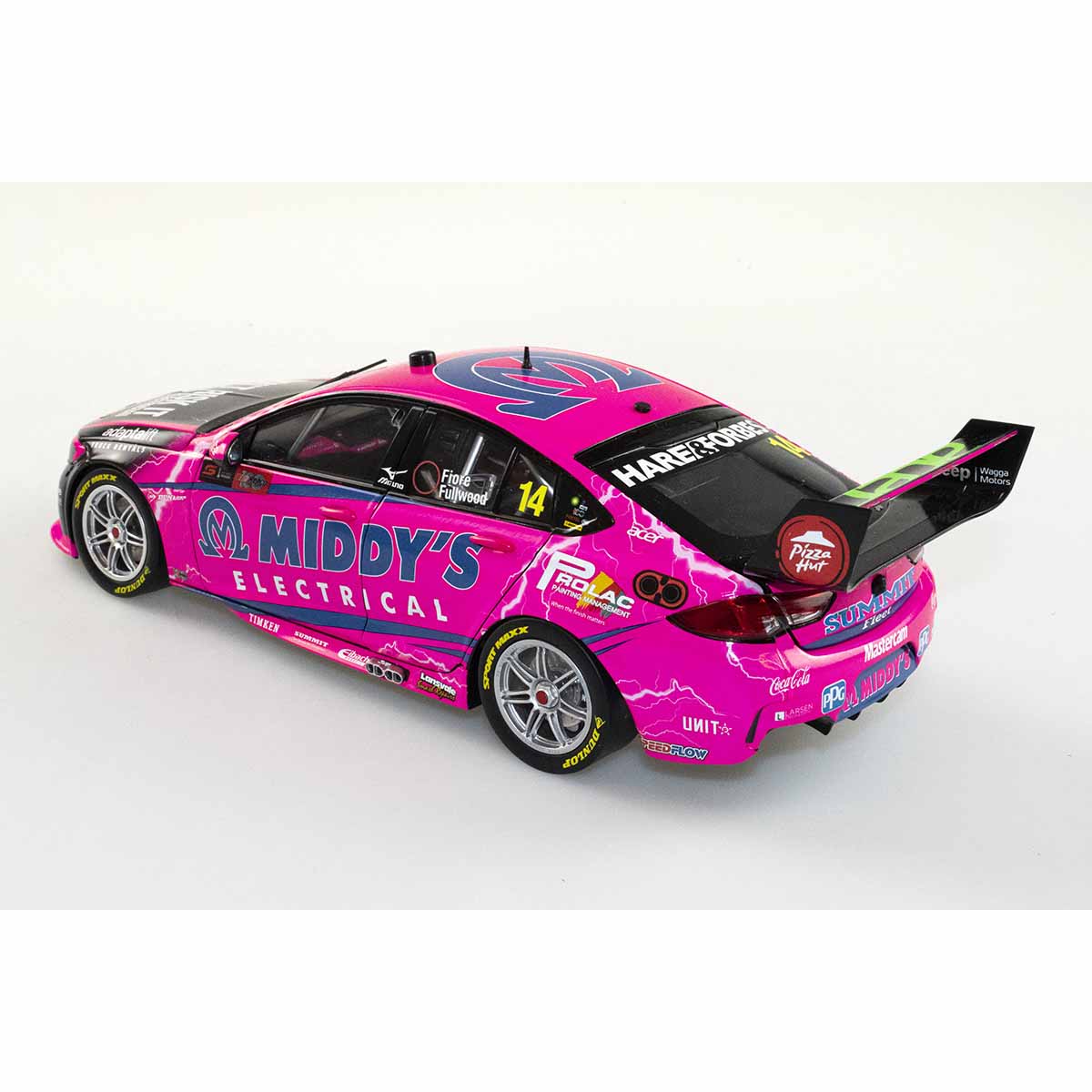 HOLDEN ZB COMMODORE - BJR - FULLWOOD/FIORE - Middy's #14 - 2022 Bathurst 1000 - 1:43 Scale Diecast Model Car - Image 4