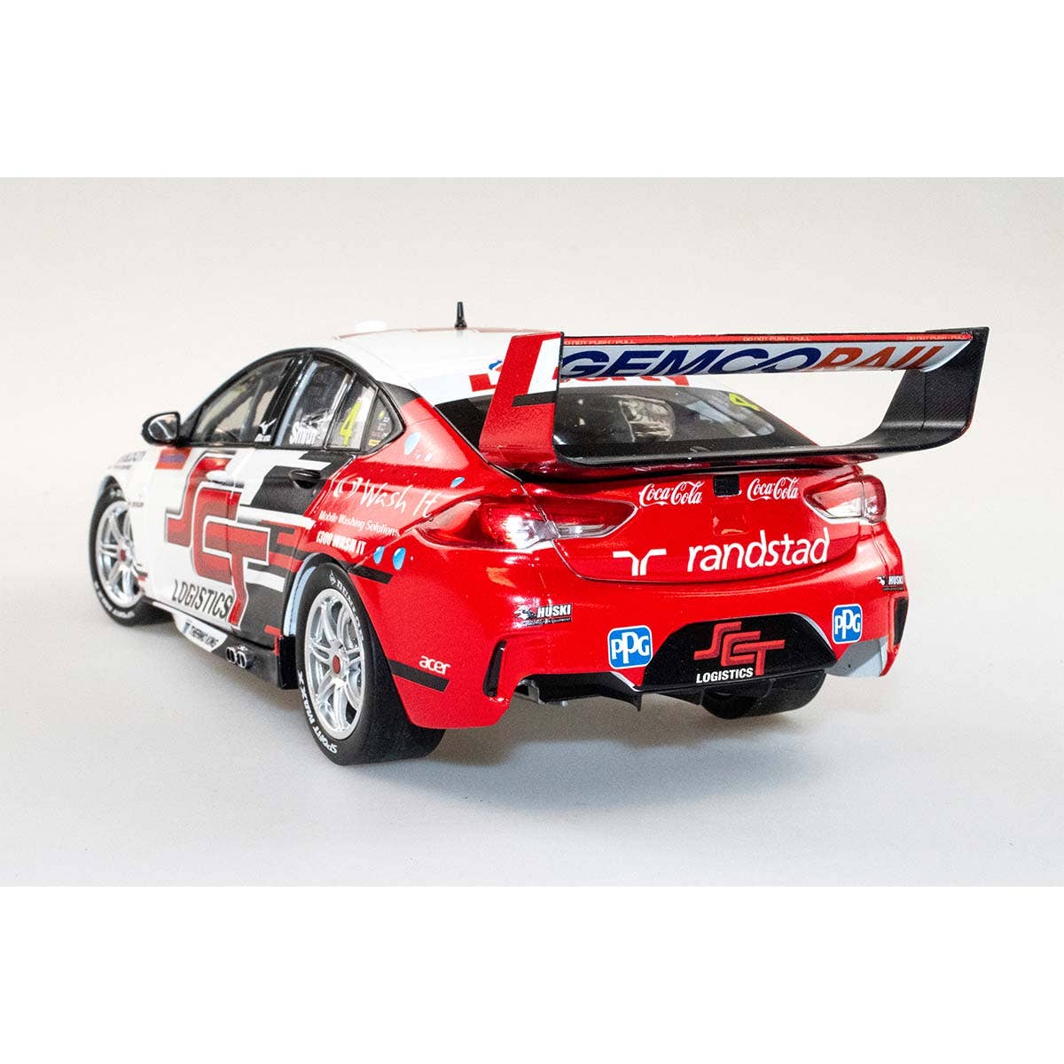 HOLDEN ZB COMMODORE - BJR - JACK SMITH #4 SCT Logistics - 2022 Beaurepairs Melbourne 400 Race 6 - 1:43 Scale Diecast Model Car - Image 2