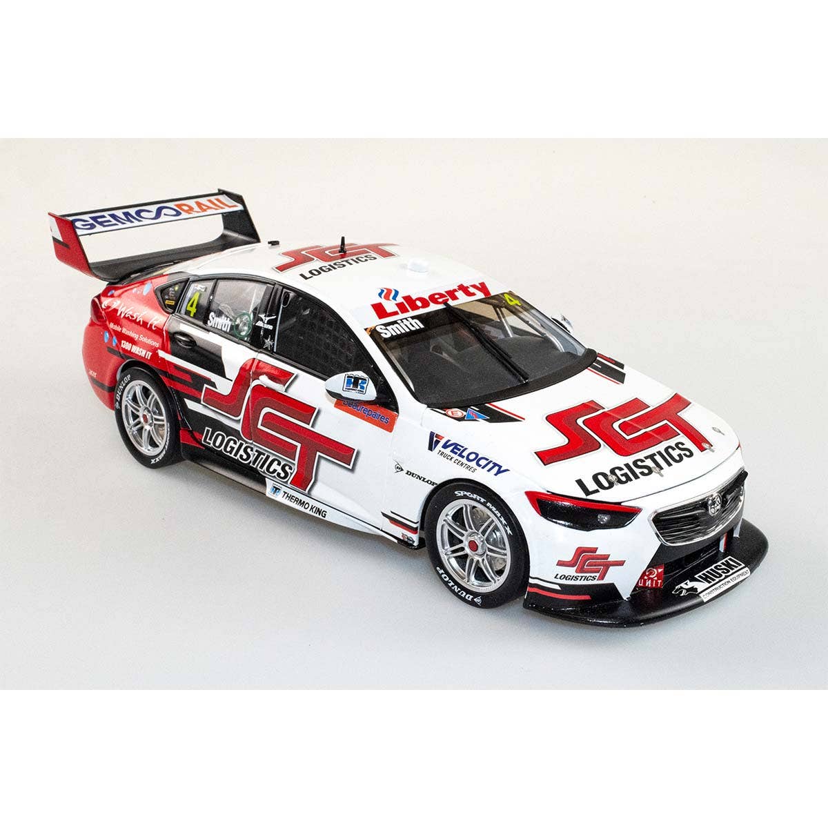 HOLDEN ZB COMMODORE - BJR - JACK SMITH #4 SCT Logistics - 2022 Beaurepairs Melbourne 400 Race 6 - 1:43 Scale Diecast Model Car - Image 3